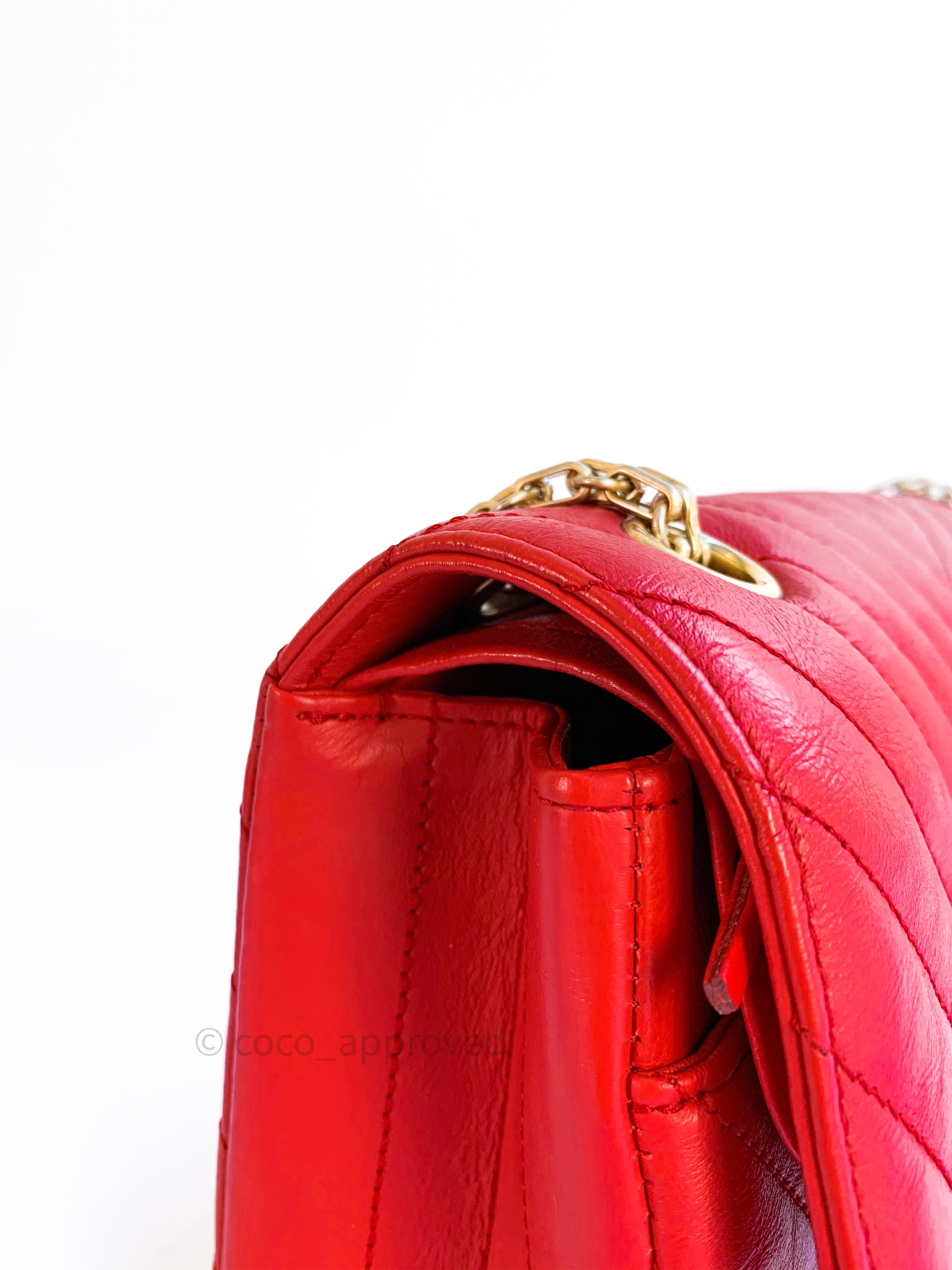 Chanel Reissue V Stitch Leather Flap Bag Black Lambskin ref.853047