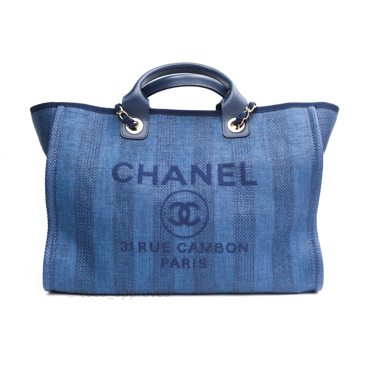 Chanel Deauville Blue Stripes 18A