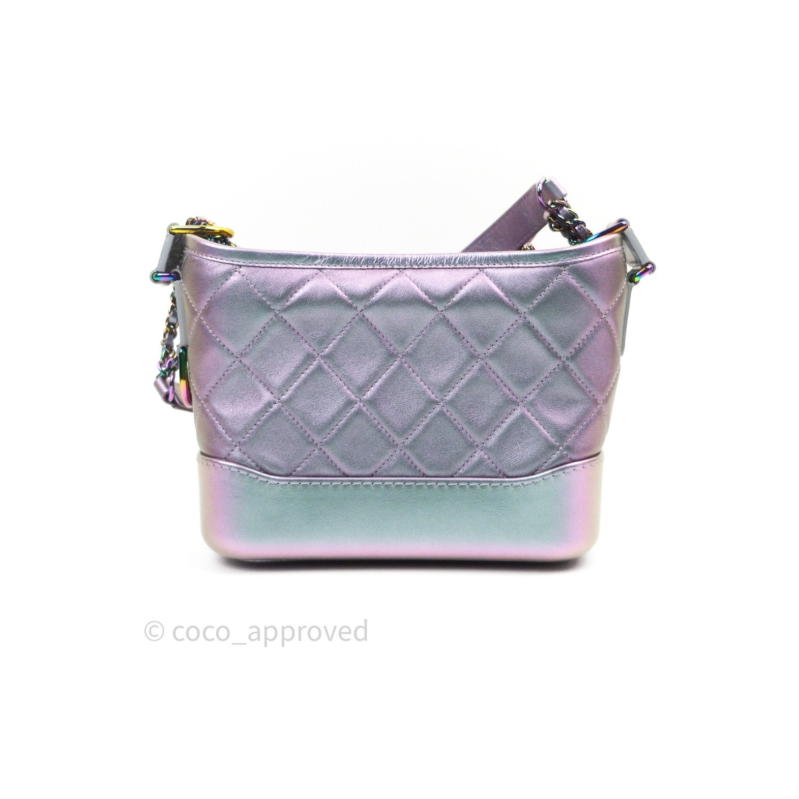 Chanel Small Gabrielle Hobo Iridescent Purple Mixed Hardware – Coco  Approved Studio