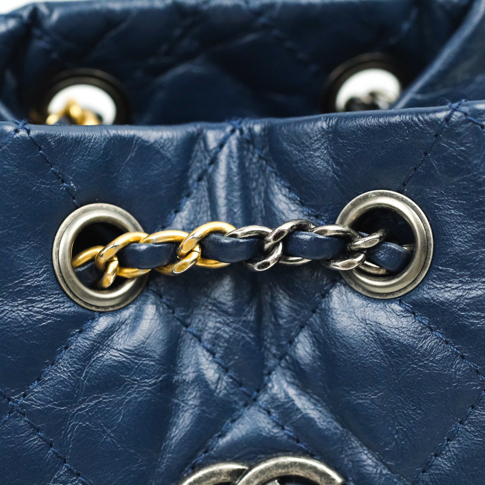 Chanel New Medium Gabrielle Blue Aged Calfskin – Coco Approved Studio
