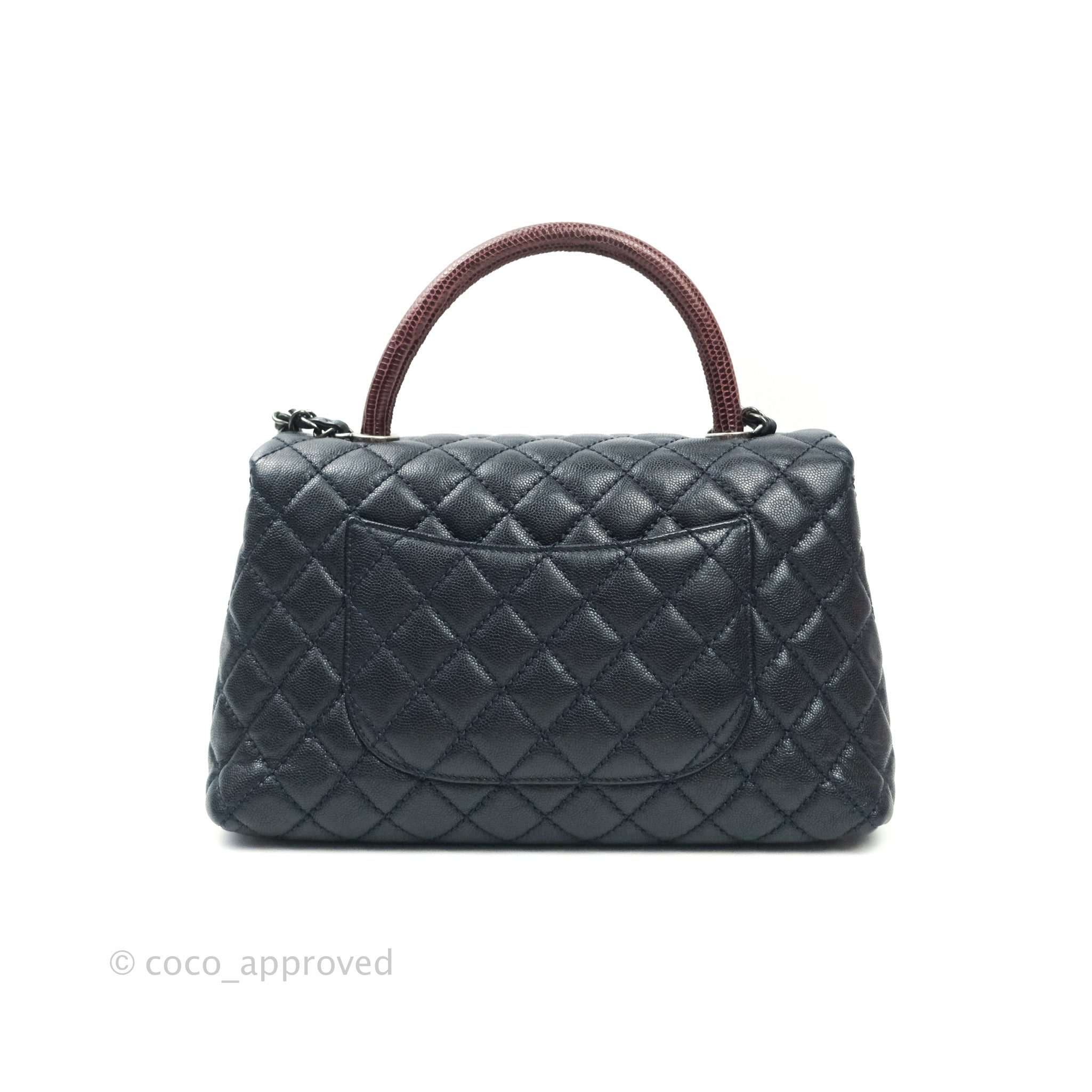 Chanel 2018 Elaphe Caviar Coco Handle Bag w/ Tags - Handbags