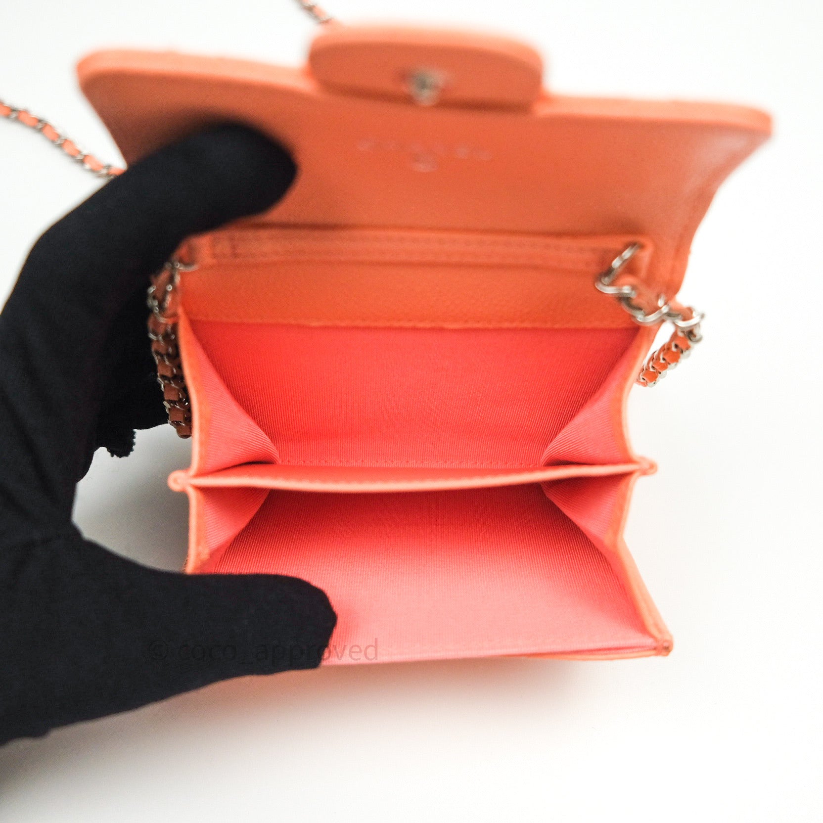 vintage pink chanel wallet