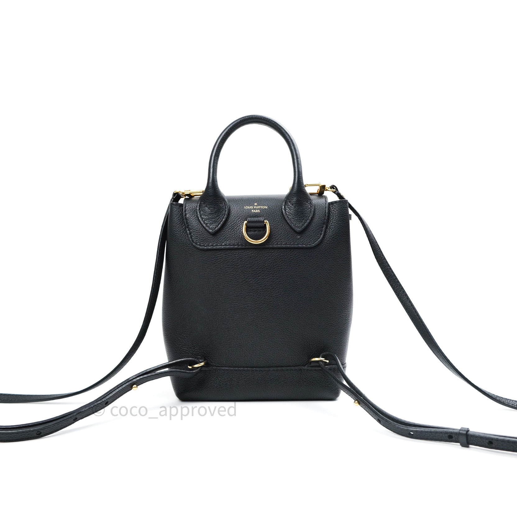 lockme backpack mini louis vuitton price Louis Vuitton Lockme Mini Backpack Black Gold Hardware – Coco Approved Studio