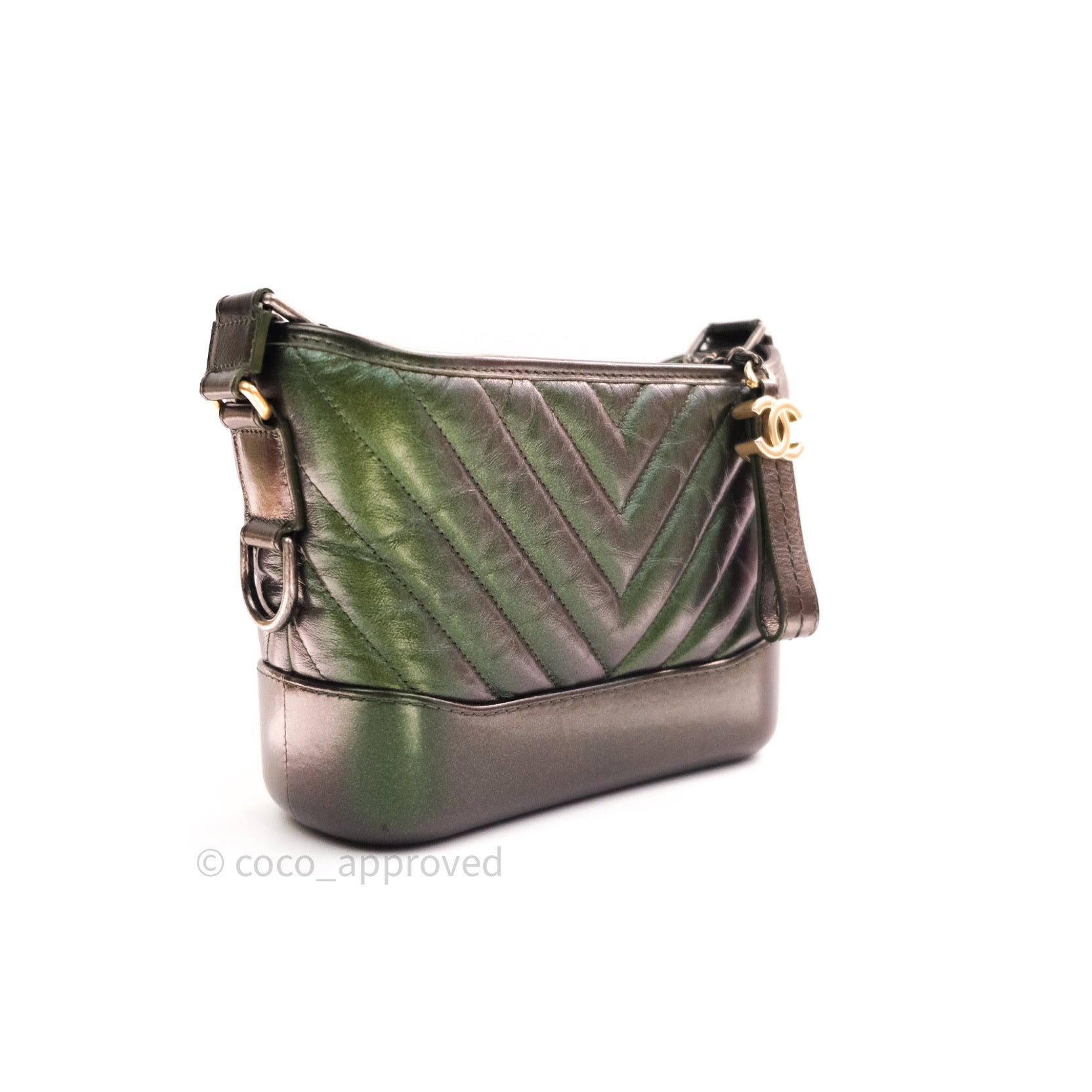 Chanel Small Gabrielle Hobo - Green Hobos, Handbags - CHA896456