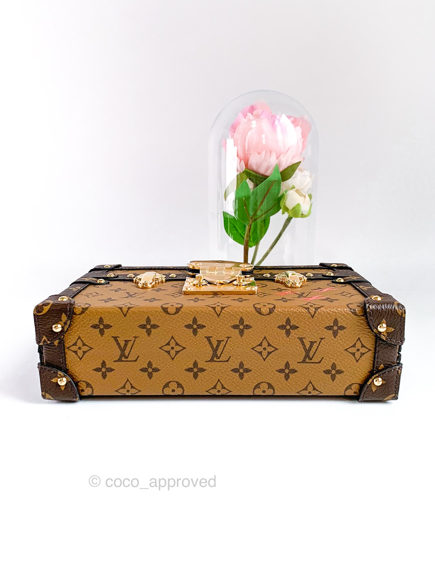 Louis Vuitton Petite Malle Kabuki Reverse Monogram Japanese trunk bag  Authentic