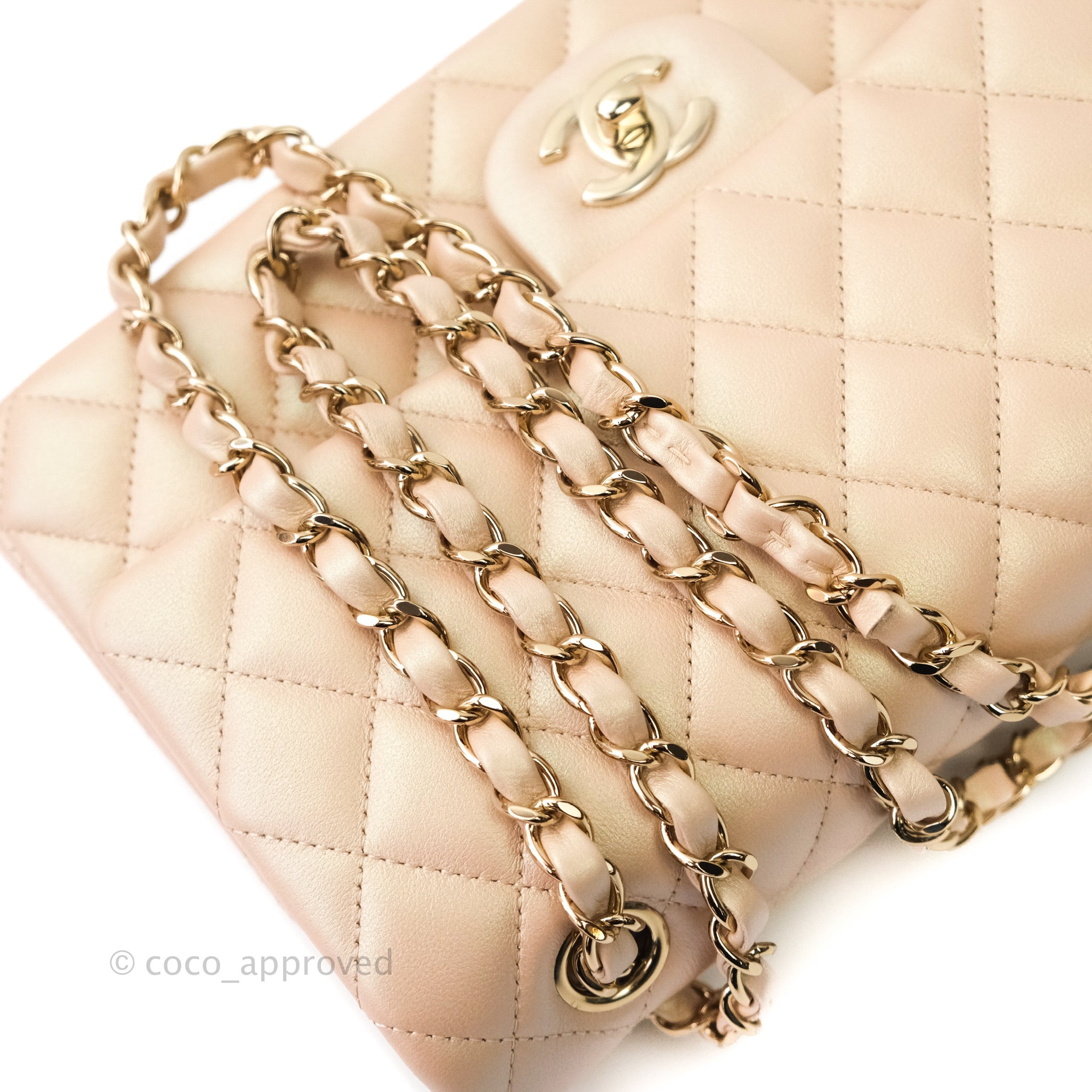 Handbag Chanel Gold in Plastic - 25872323