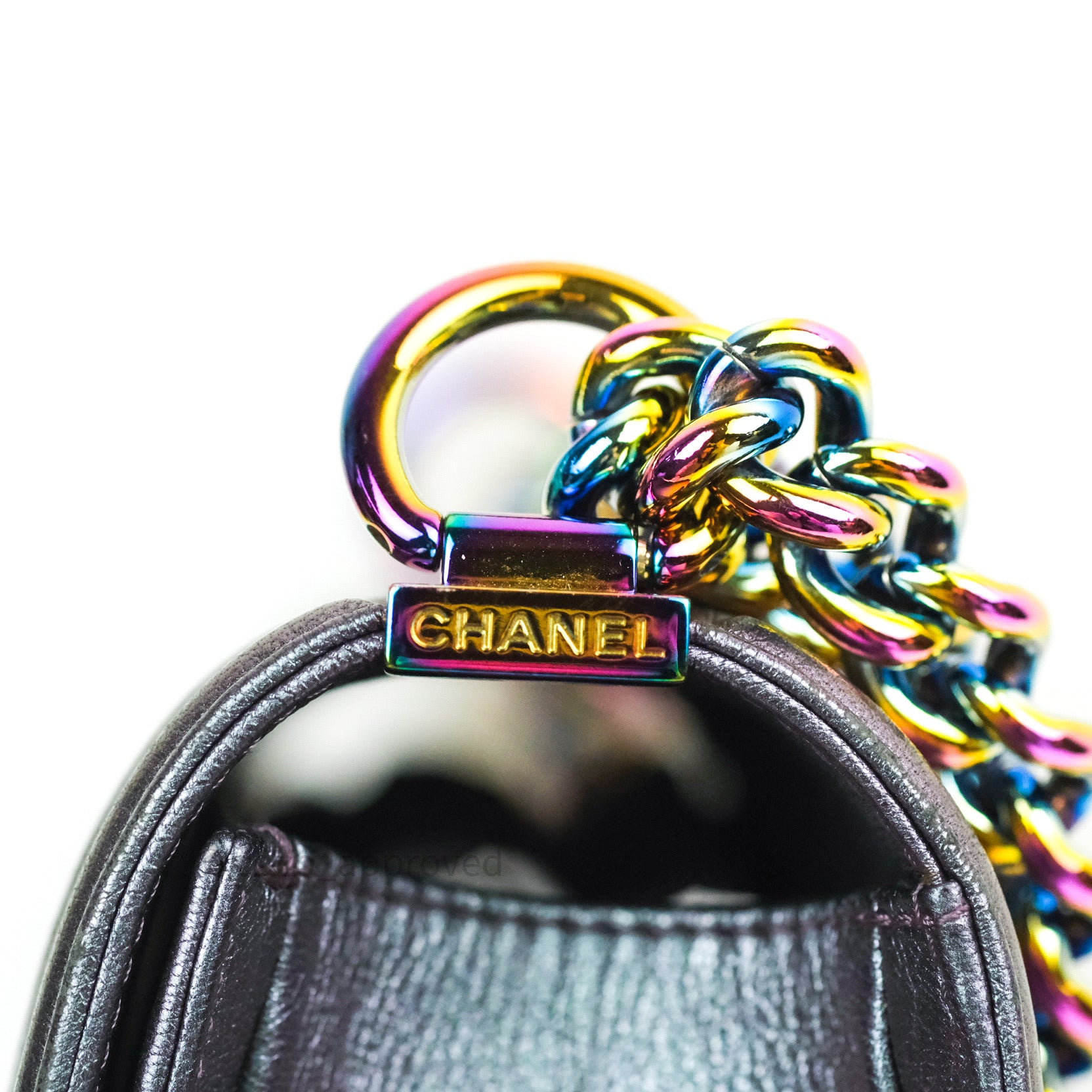 Chanel Purple Mermaid Iridescent Medium Calfskin Boy Bag – Coco