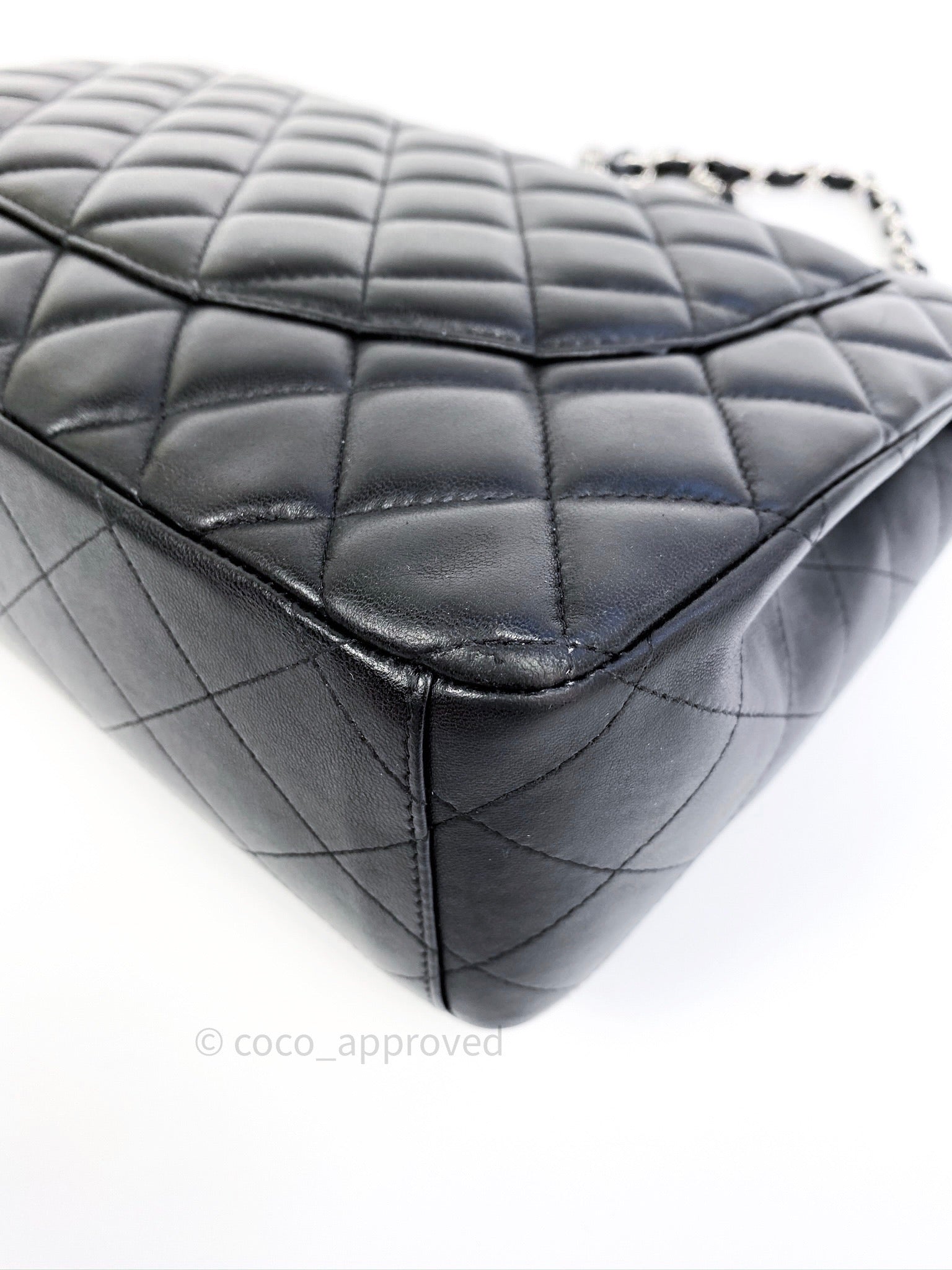 Chanel Mini Black Lambskin Classic Flap Silver Hardware - ASL1531 –  LuxuryPromise