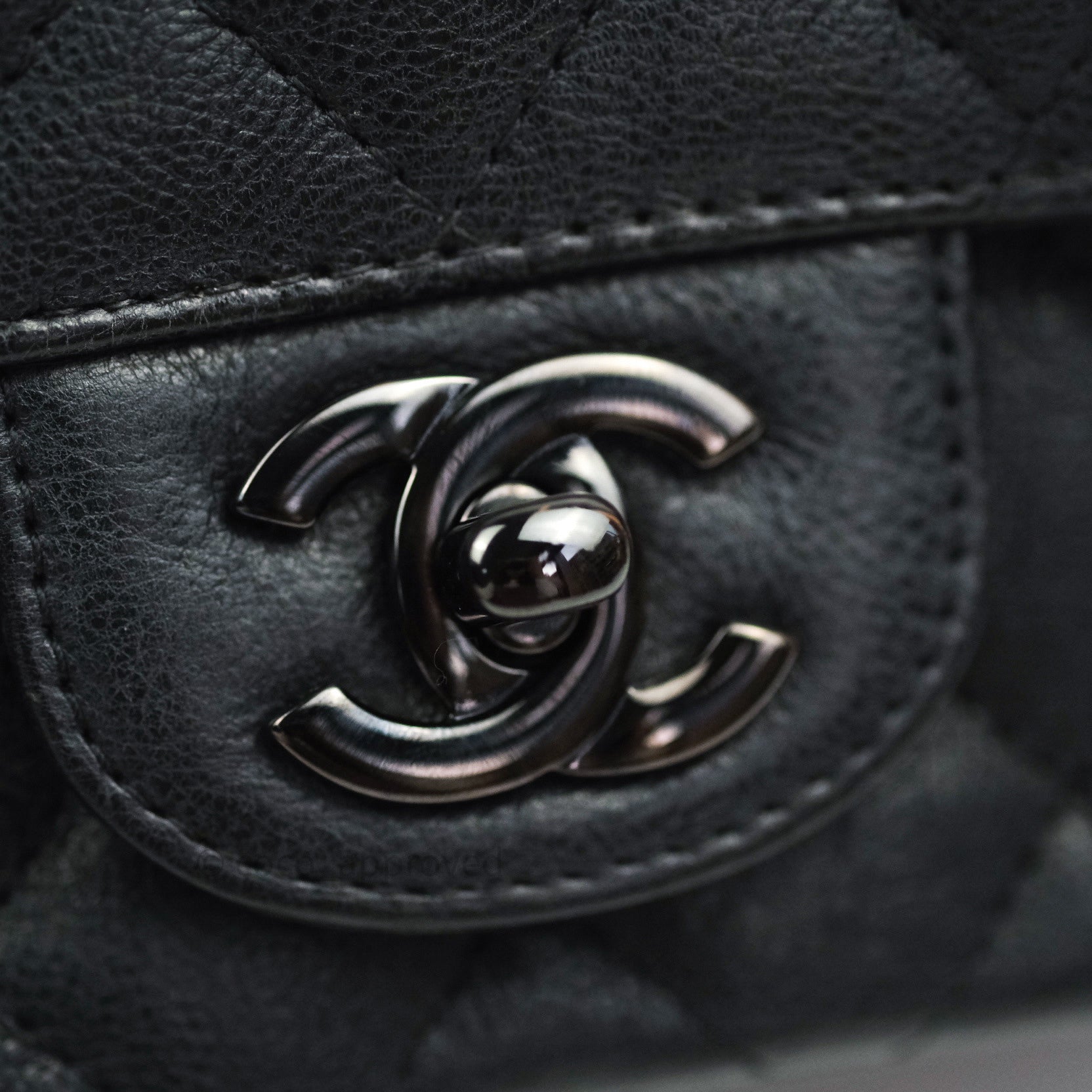 Chanel 'So Black' Messenger Bag in Smooth Black Calfskin - SOLD