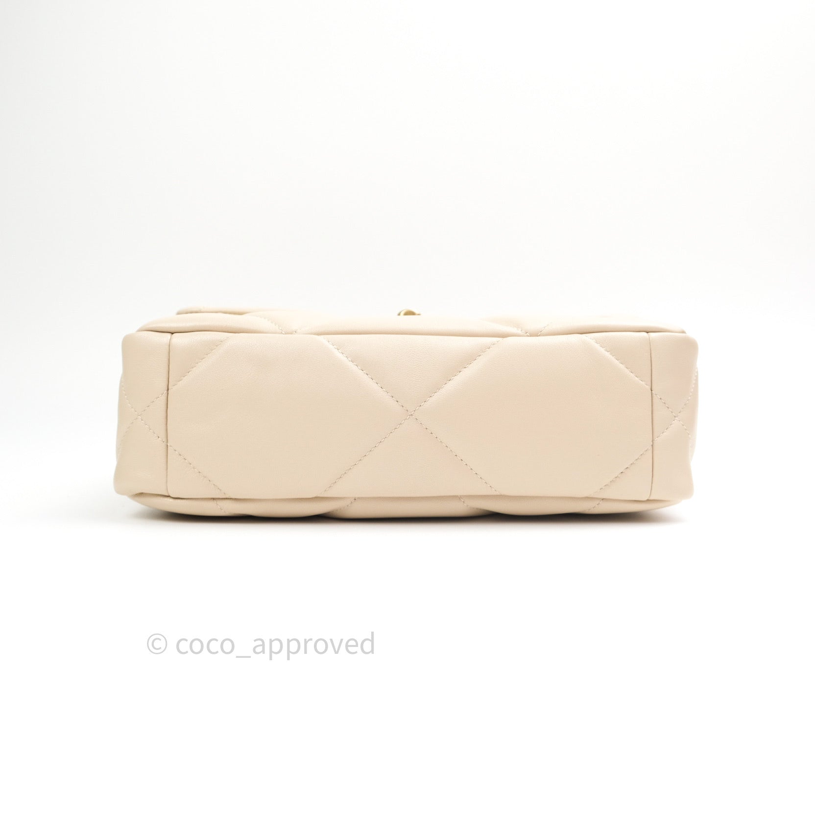 Chanel 19 Small Beige Goatskin Mixed Hardware – Coco Approved Studio