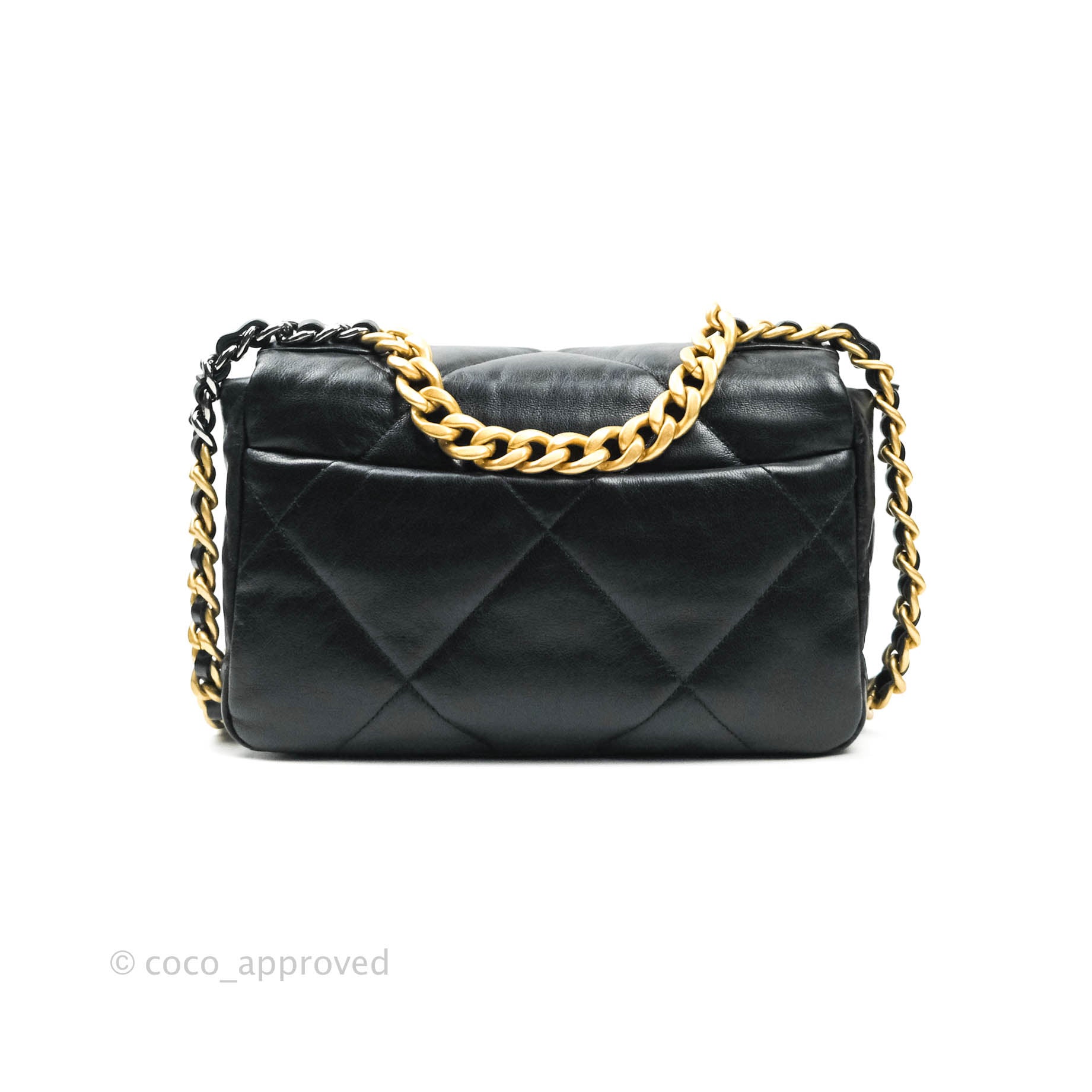 Chanel Maxi Black Quilted Goatskin 19 Flap by Ann's Fabulous Finds