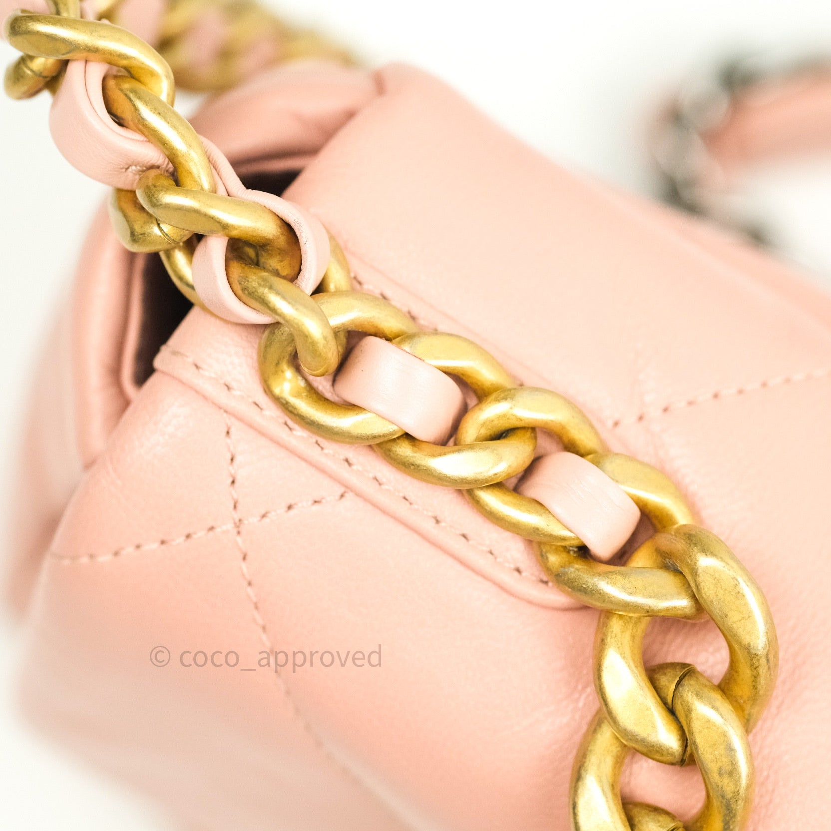 Chanel 19 Small Tweed Pink Mixed Hardware – Coco Approved Studio