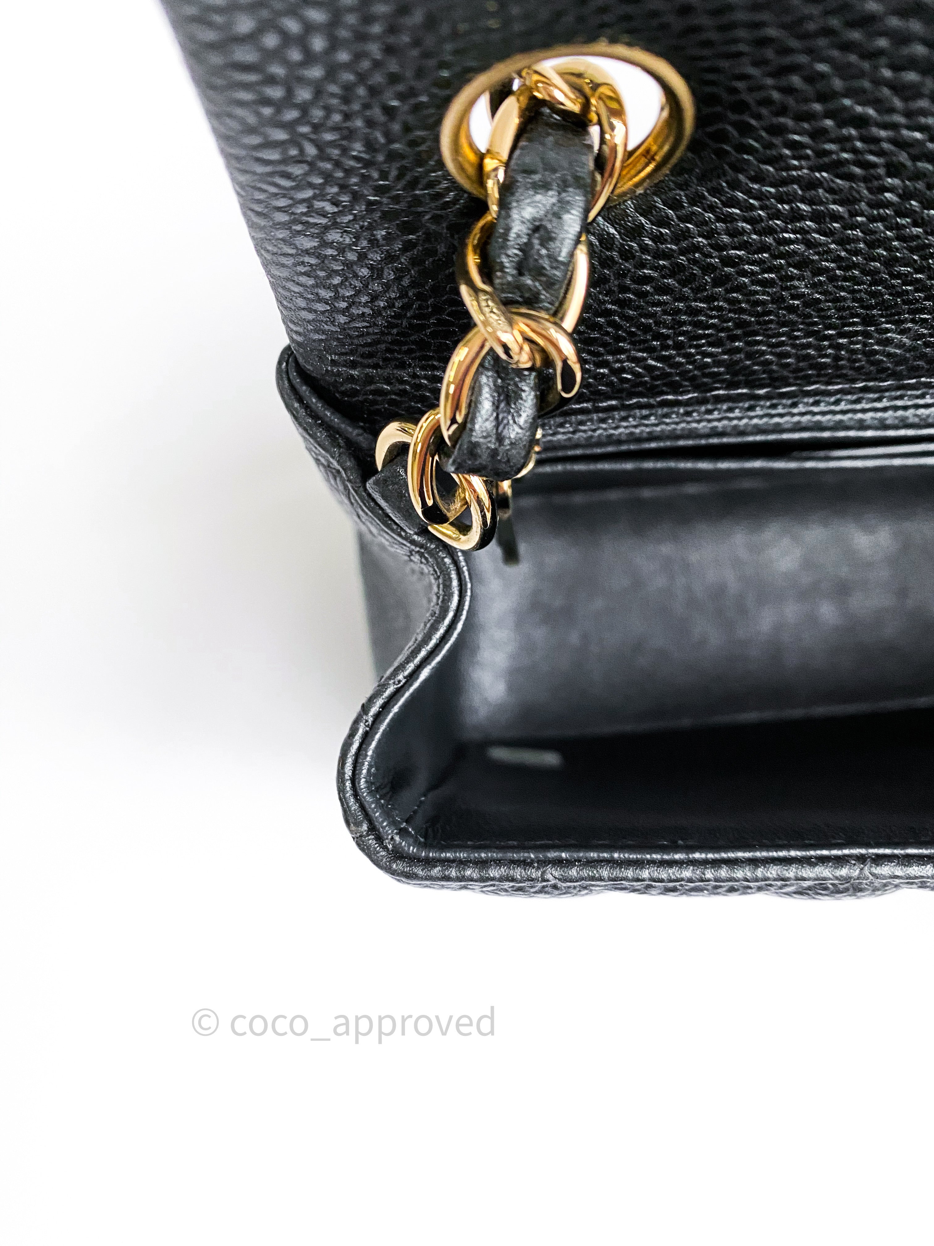 NWT 18S Chanel Black Caviar Classic Rectangular Mini Flap Bag GHW –  Boutique Patina