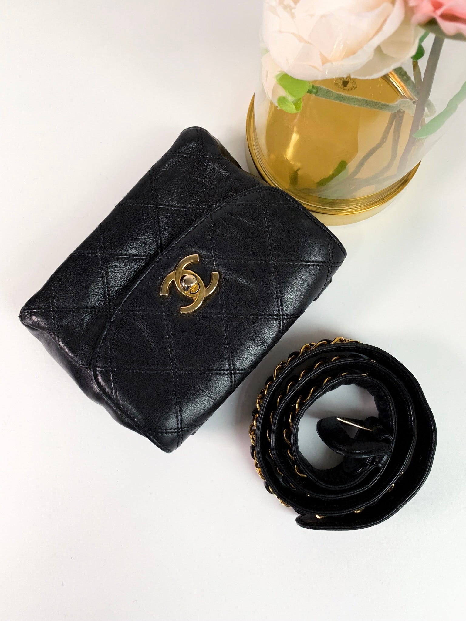 Chanel Belt Bag Lambskin Black