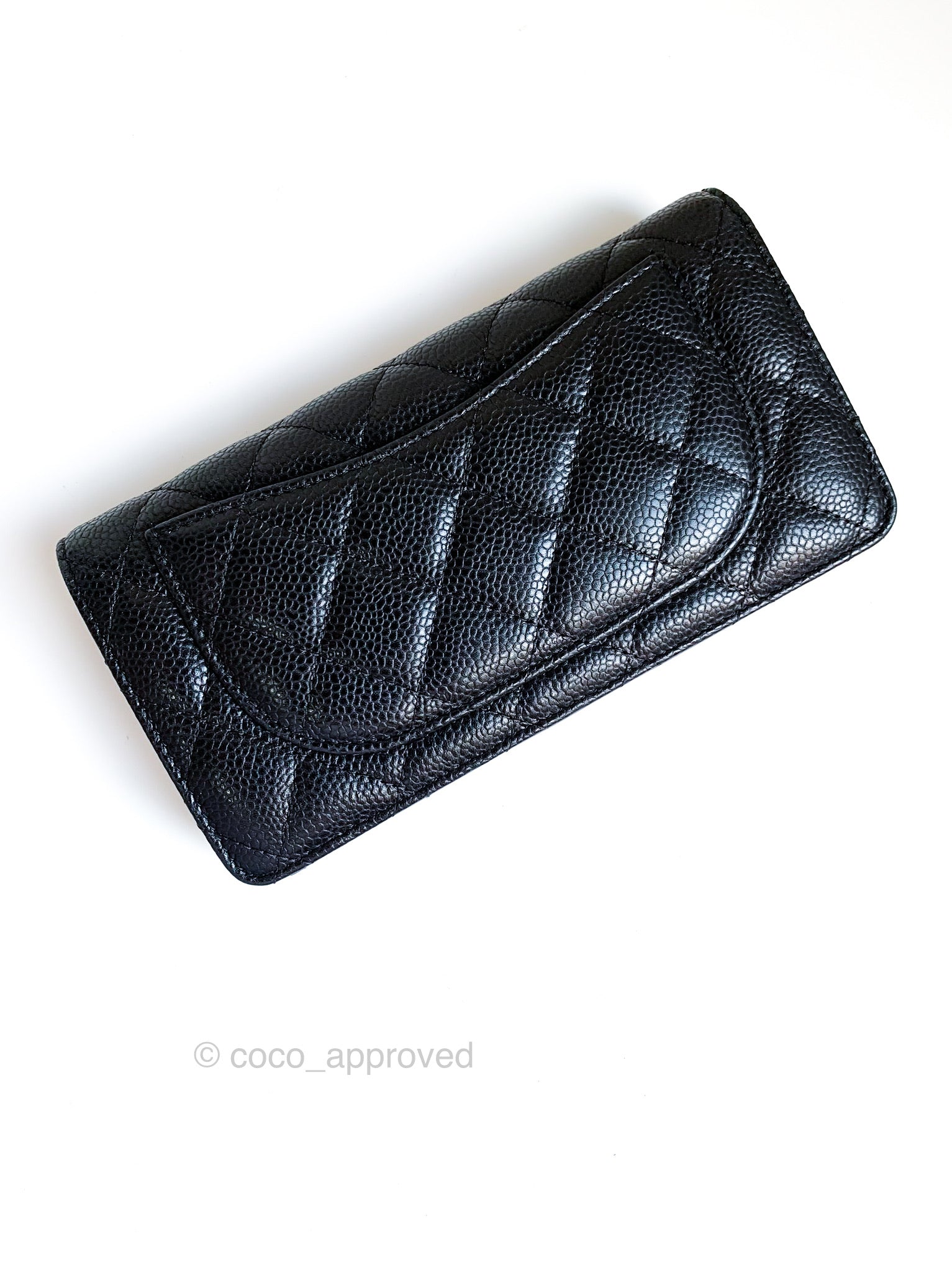 Chanel Quilted Classic Wallet on Chain WOC Black Caviar Silver Hardwar – Coco  Approved Studio