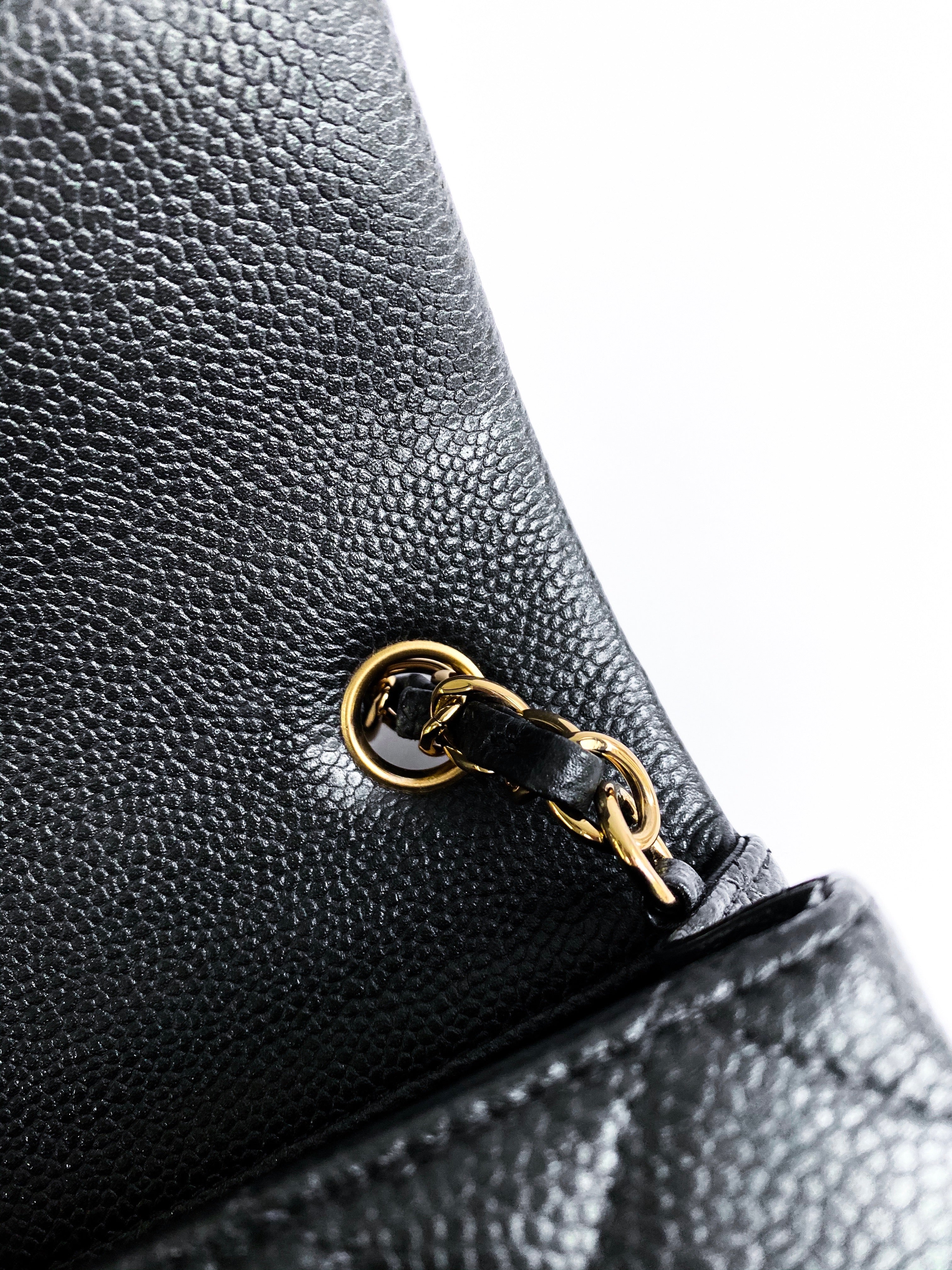 NWT 18S Chanel Black Caviar Classic Rectangular Mini Flap Bag GHW –  Boutique Patina
