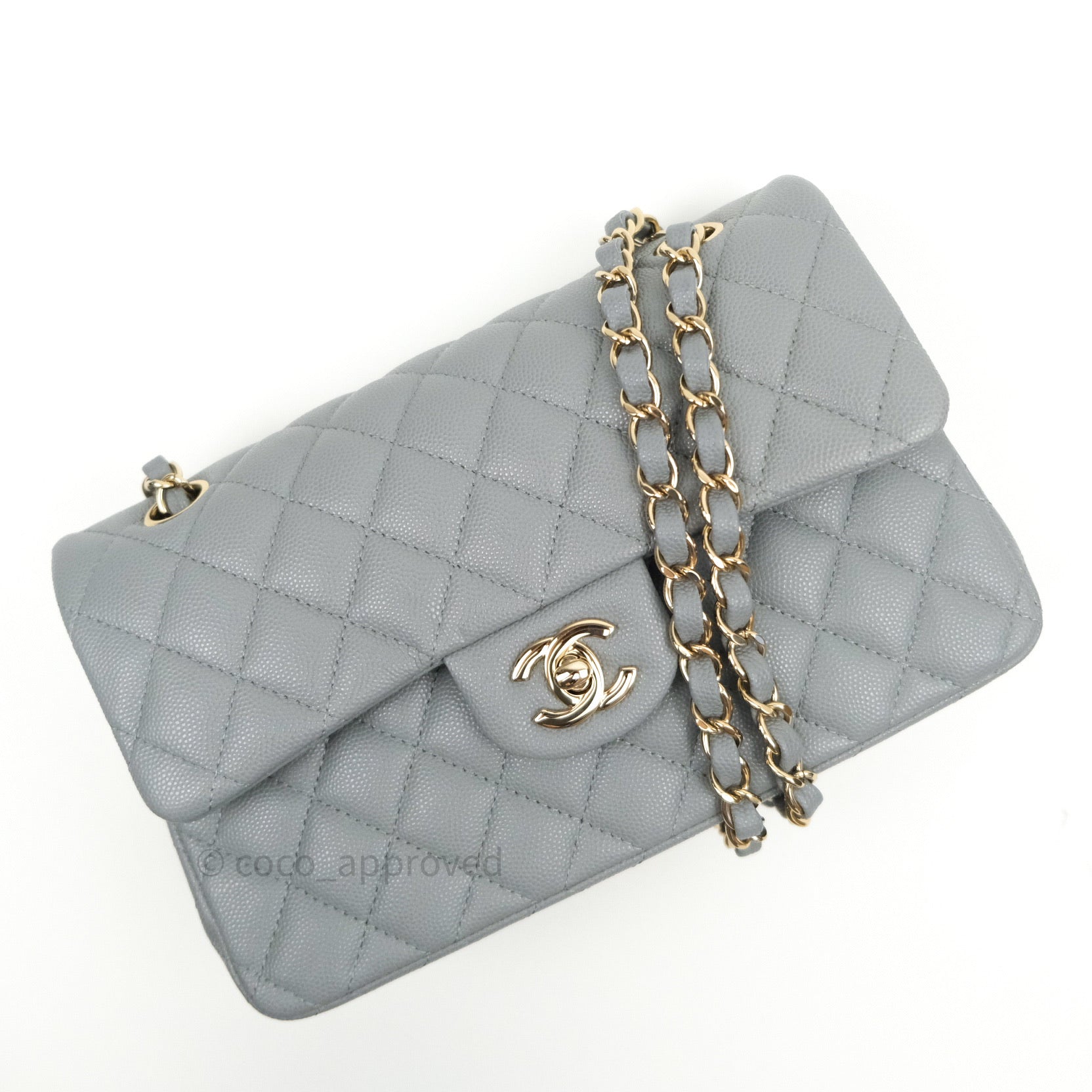 Chanel 19 Flap Bag Grey Lambskin  ＬＯＶＥＬＯＴＳＬＵＸＵＲＹ