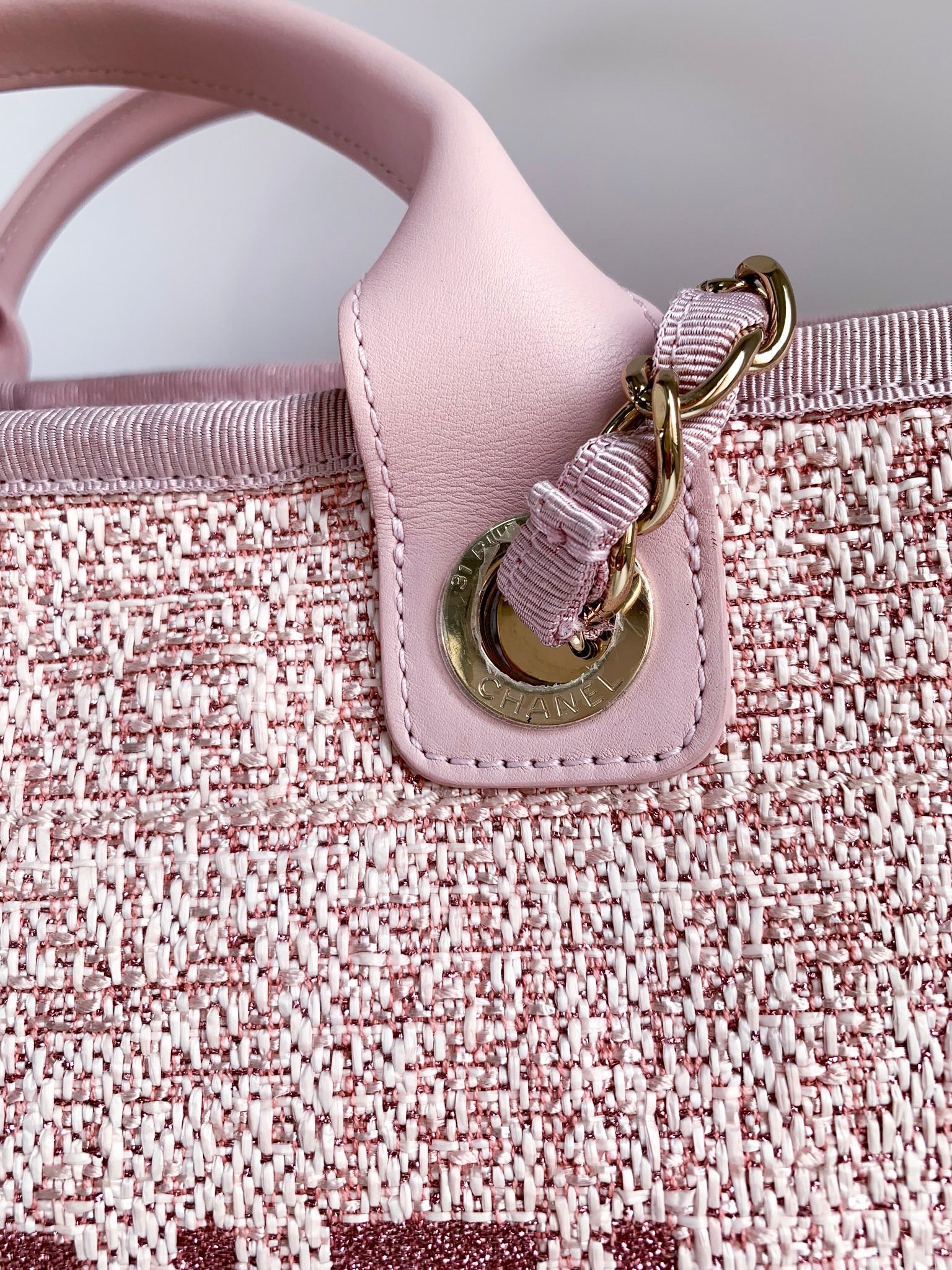 Chanel Canvas Large Deauville Tote Pink 19C – Coco Approved