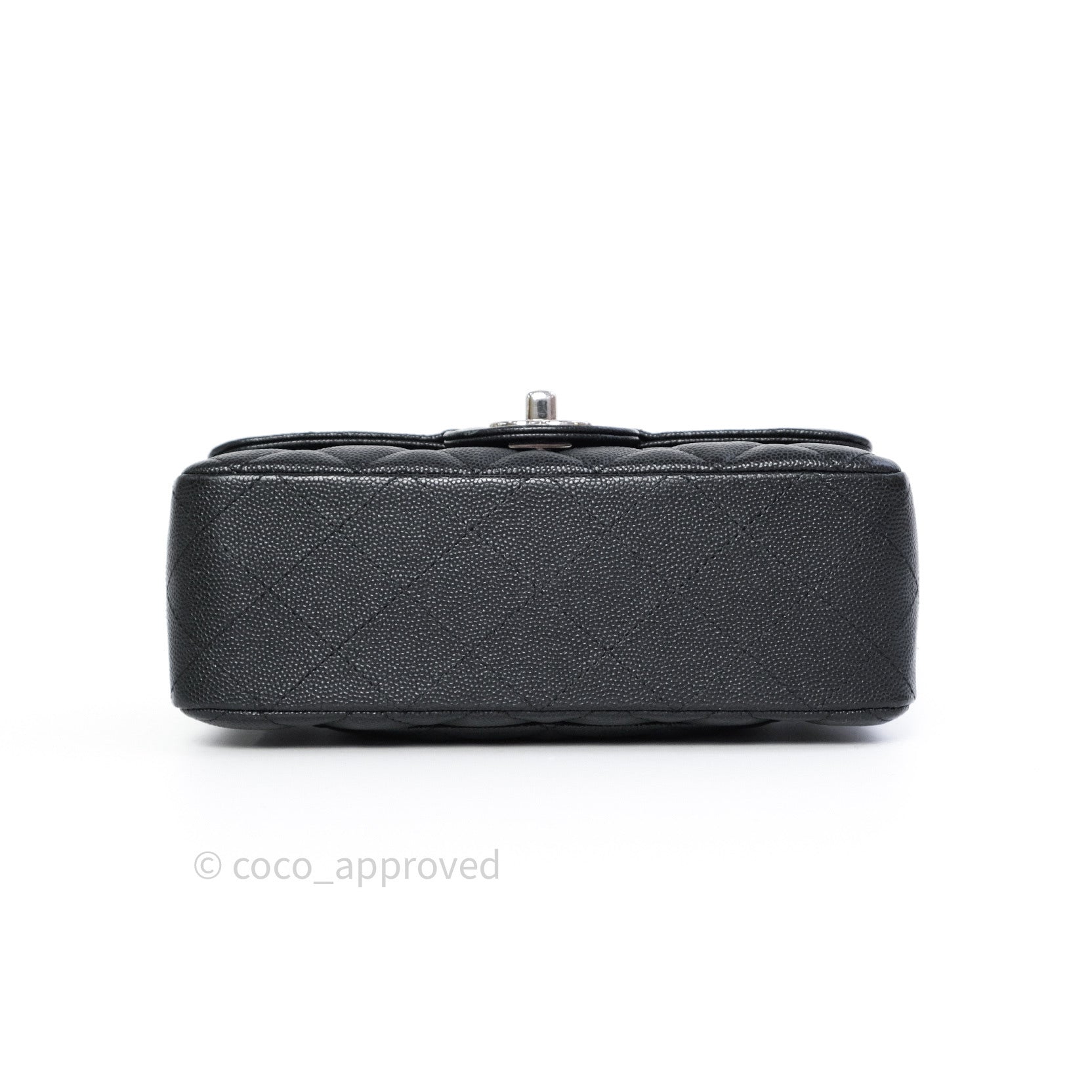 Chanel 23C 19 Wristlet Pouch Black Lambskin with multi-tone hardware