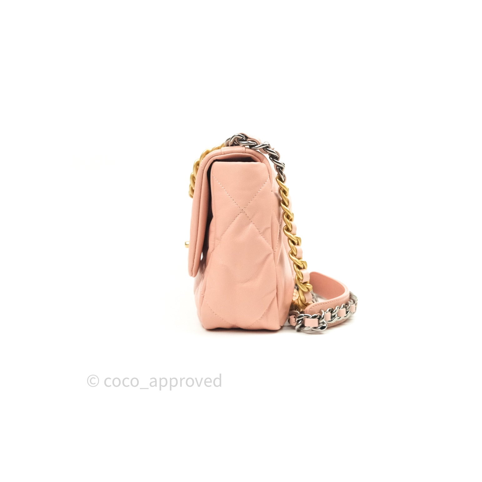 Chanel 19 Small Goatskin Rose Pink Mixed Hardware – Coco Approved Studio