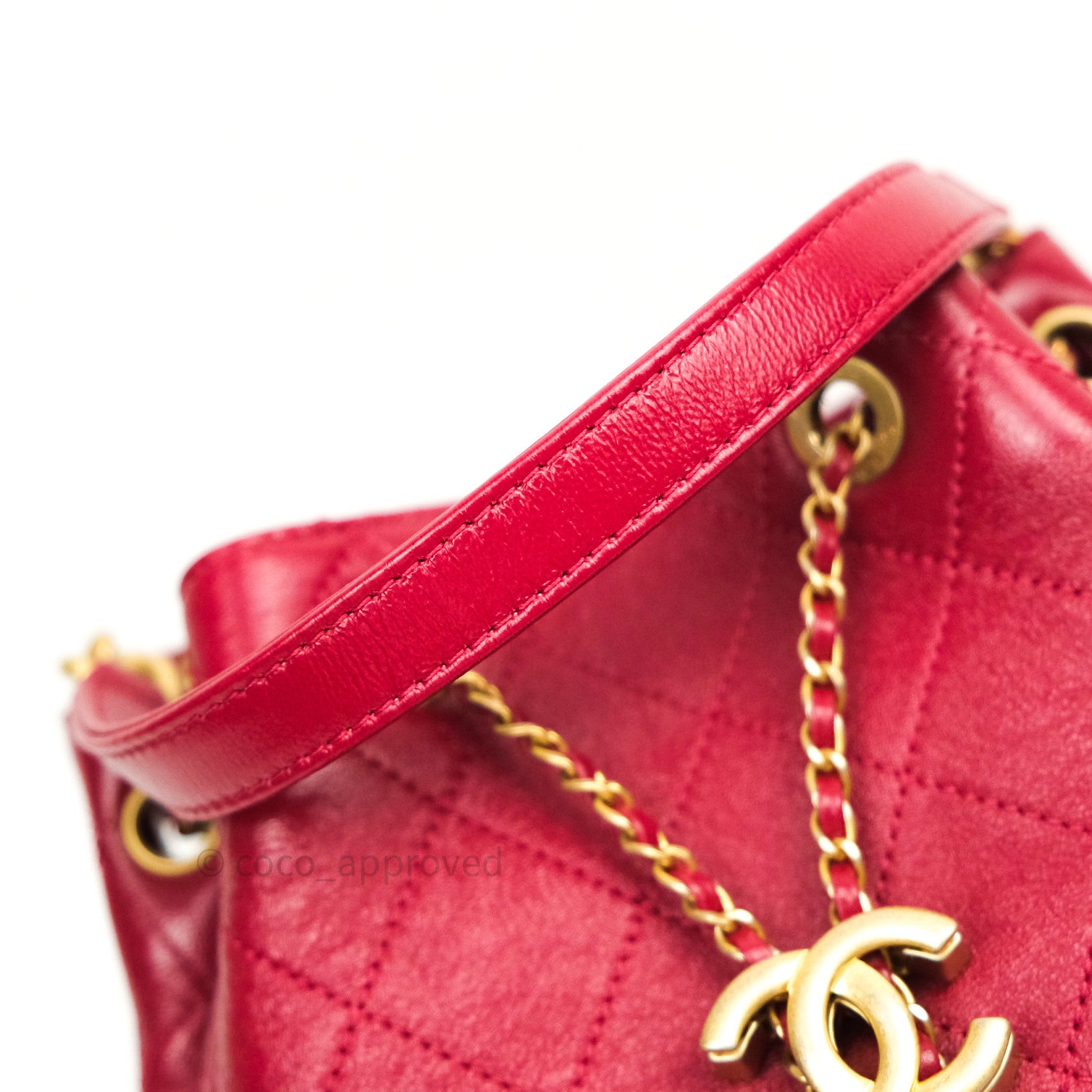 Chanel Bucket Bag AS4247 B13658 NQ339, Red, One Size