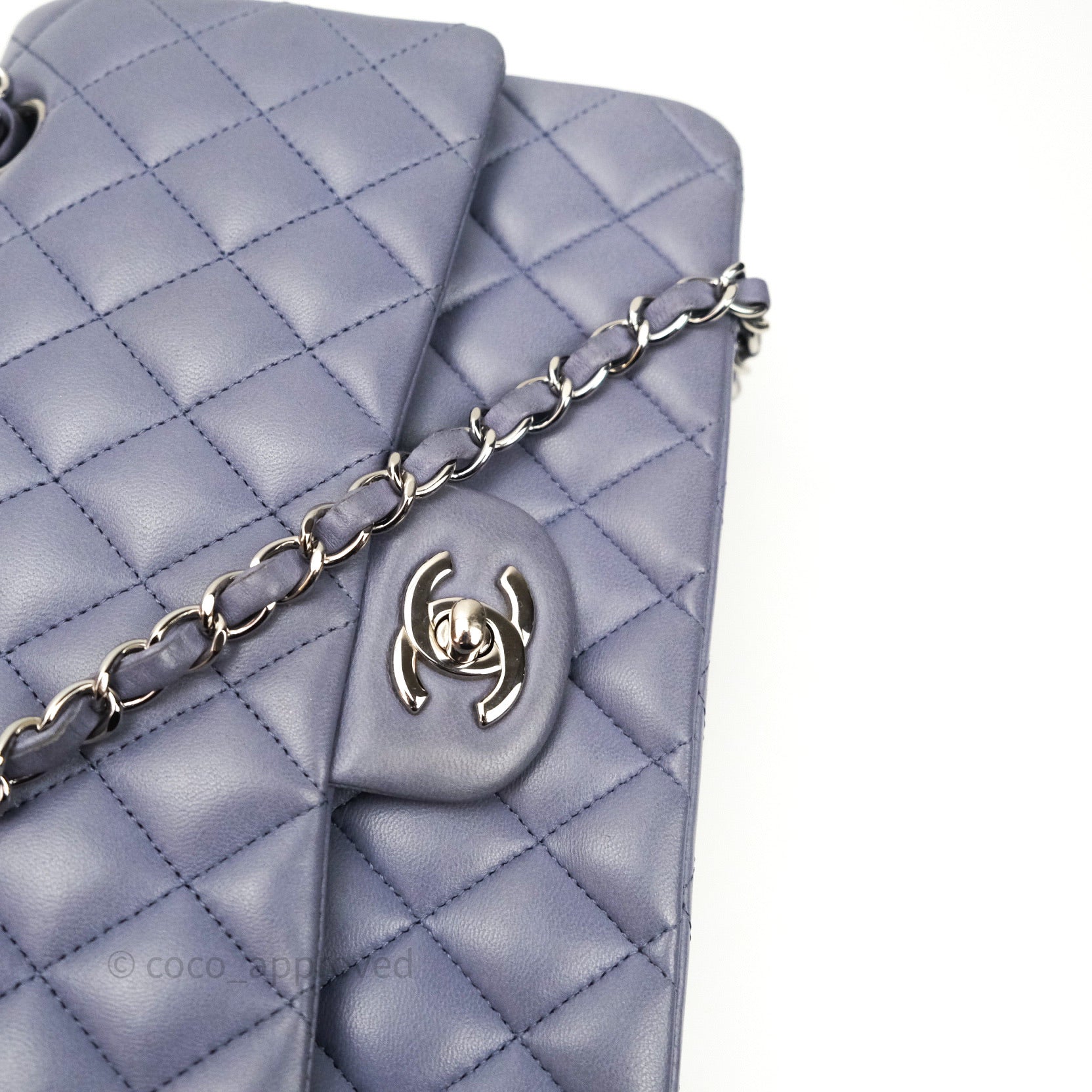 Chanel Classic Designer Light Pink, Blue, Mint or Lilac Webbing