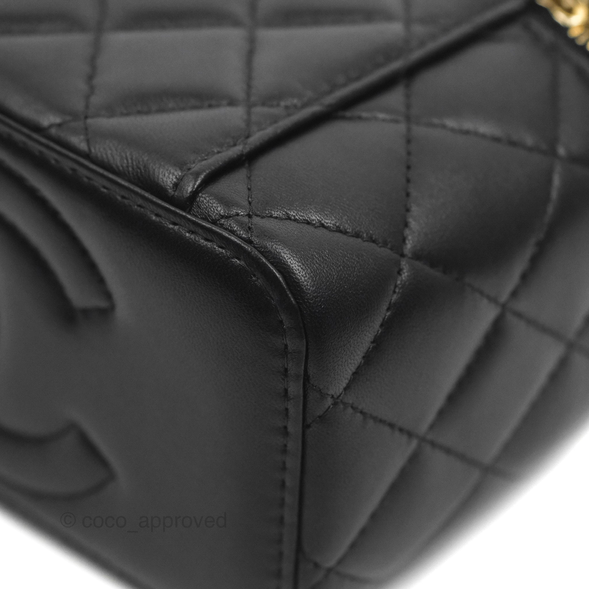 Valentino Rockstud Spike Medium Shoulder Bag Black Leather