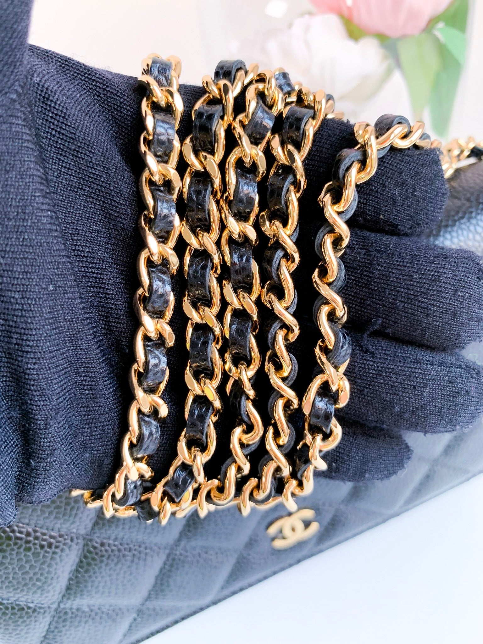 Chanel Classic Wallet on Chain WOC Black Caviar Gold Hardware⁣⁣ – Coco  Approved Studio