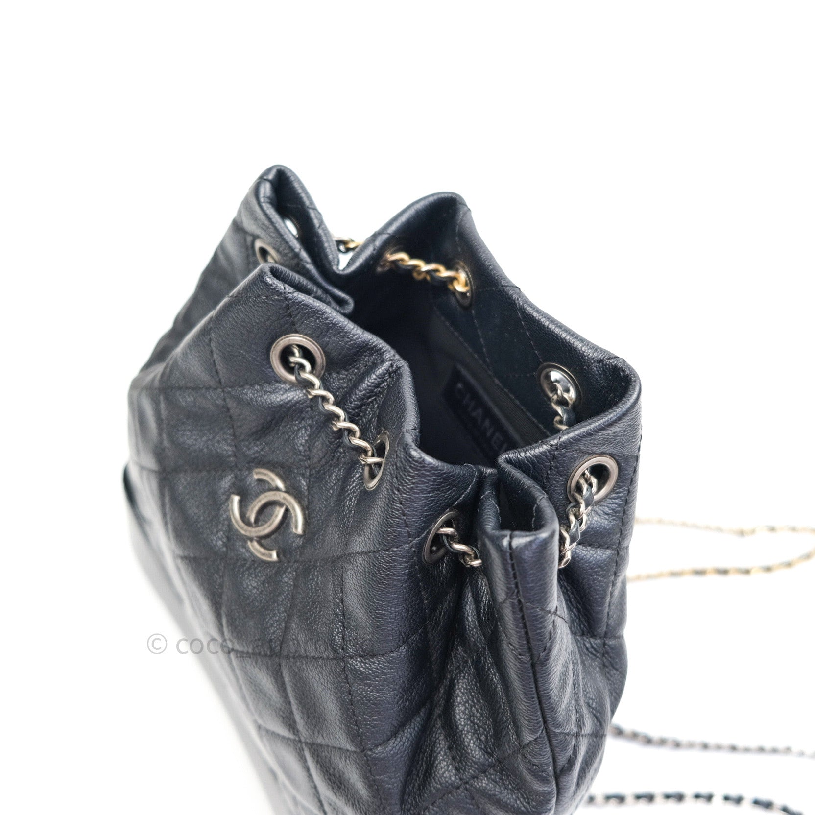 Gabrielle leather backpack Chanel Black in Leather - 34159560