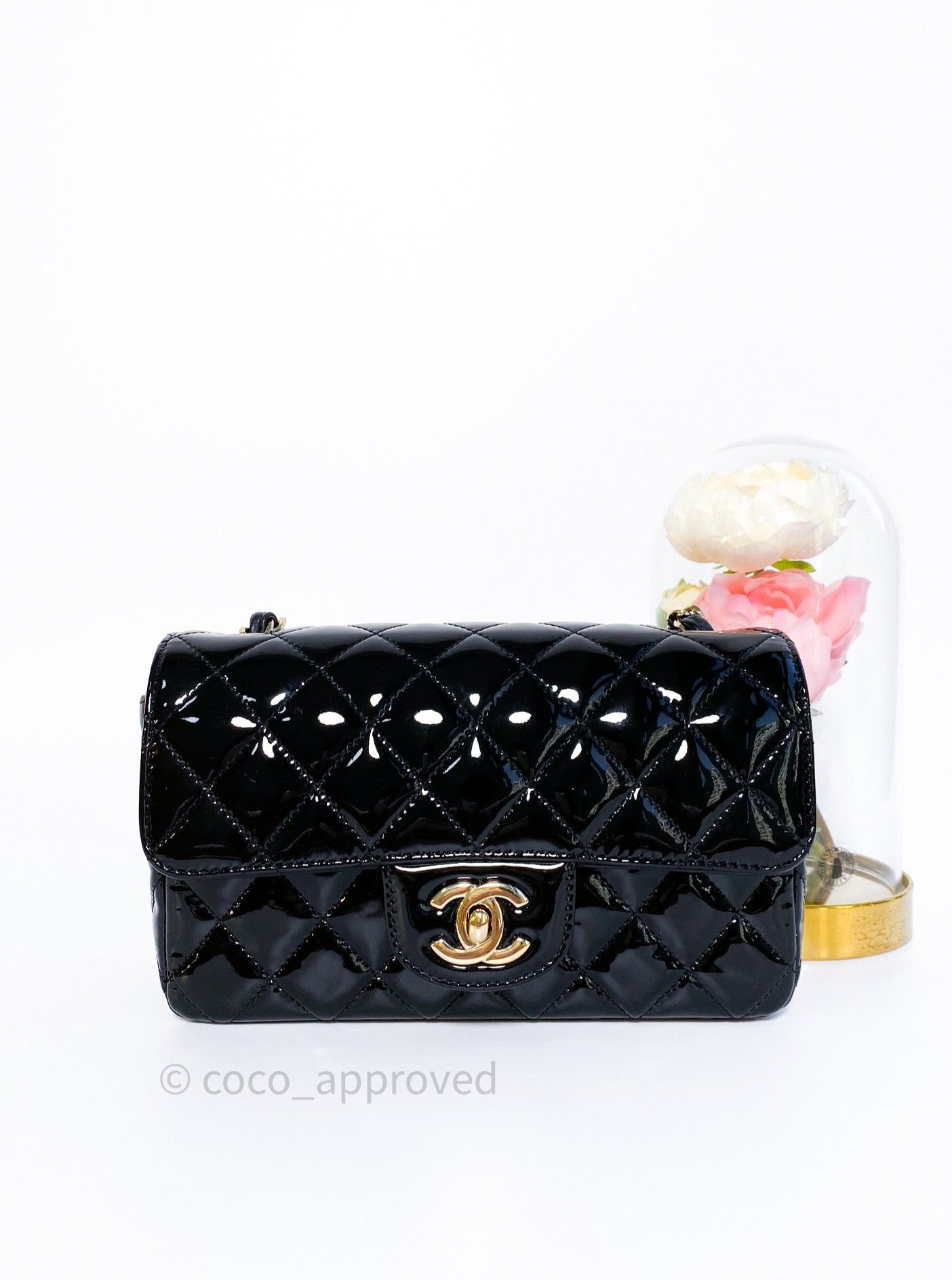 Chanel Black Quilted Grained Calfskin Extra Mini Flap Bag With Top Handle  Gold Hardware, 2021 Available For Immediate Sale At Sotheby's