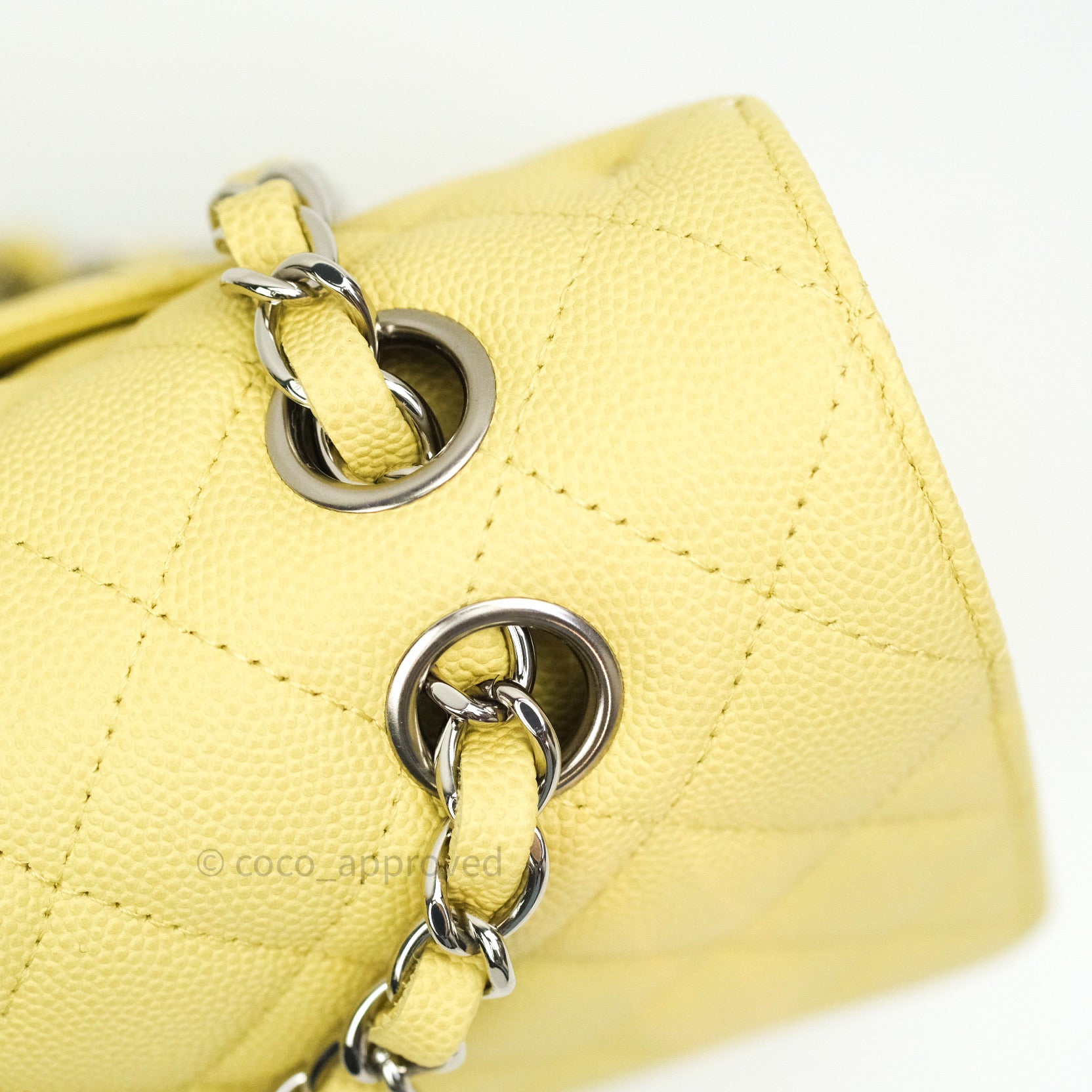 yellow chanel handbag