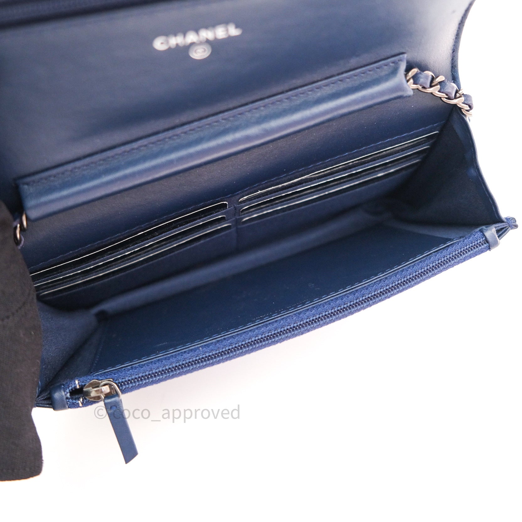 Wallet On Chain Calf Blue