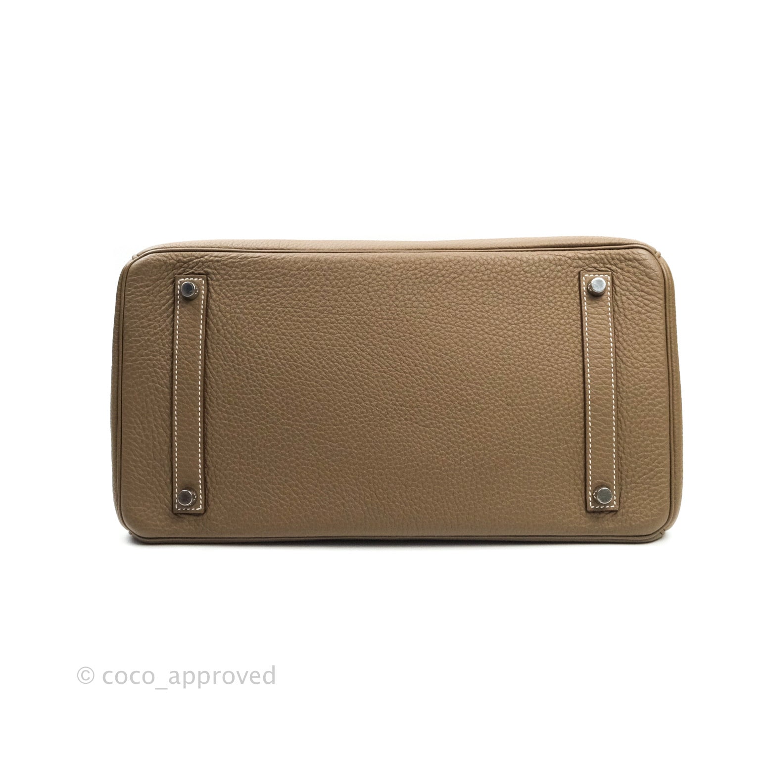 Hermès Birkin 35 Bag Etoupe Togo - Palladium Hardware
