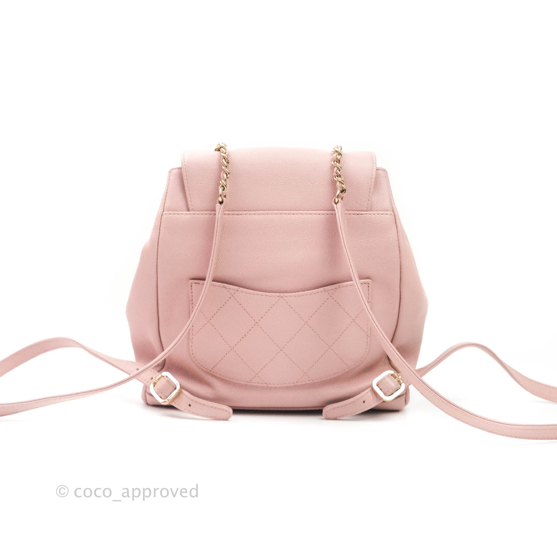 Chanel Business Affinity Flap Bag Quilted Caviar Mini Pink 4542735