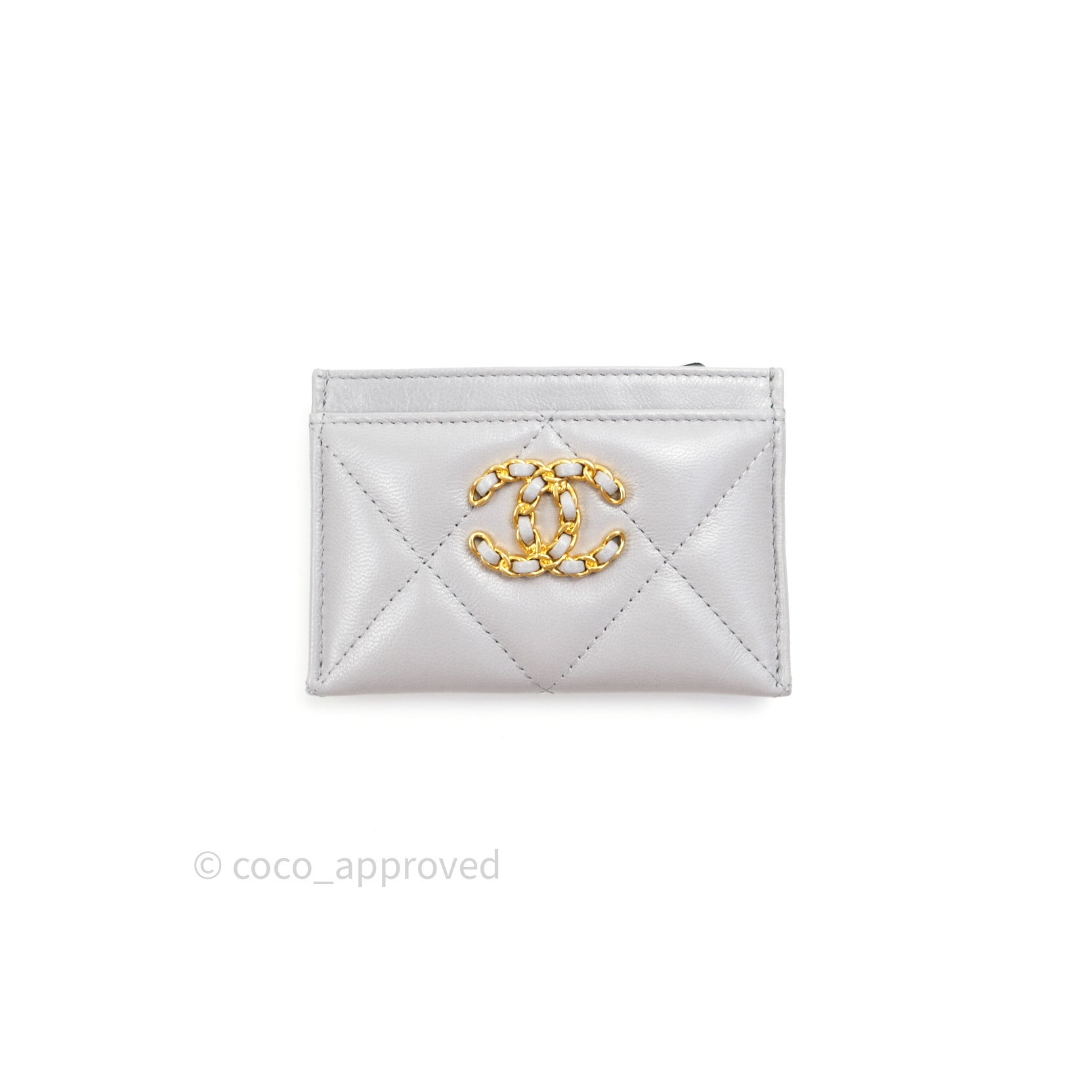 Chanel Grey Quilted Lambskin Medium Chanel 19 Flap Ruthenium And Gold  Hardware, 2022 Available For Immediate Sale At Sotheby's