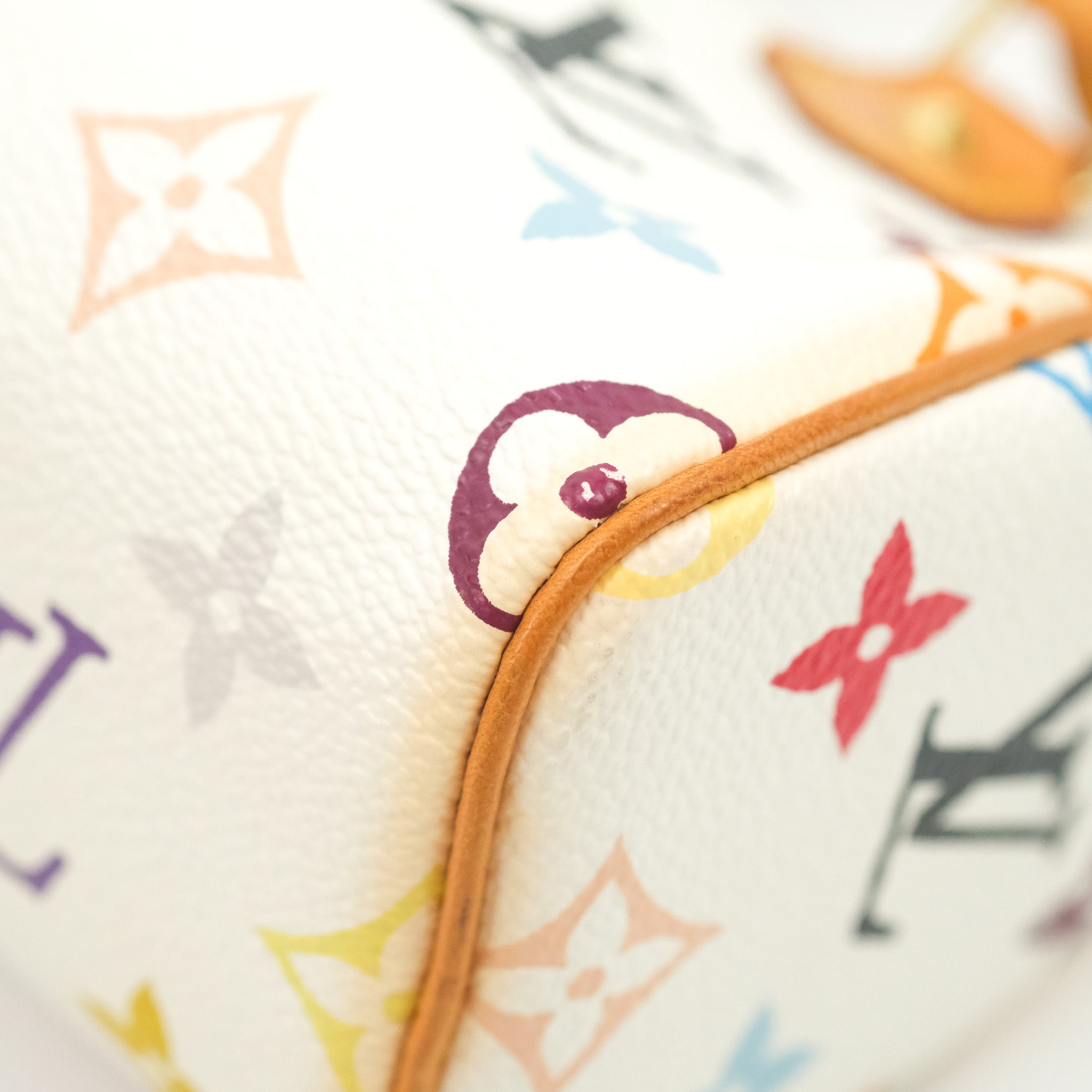 Louis Vuitton x Takashi Murakami Monogram Nano Speedy White