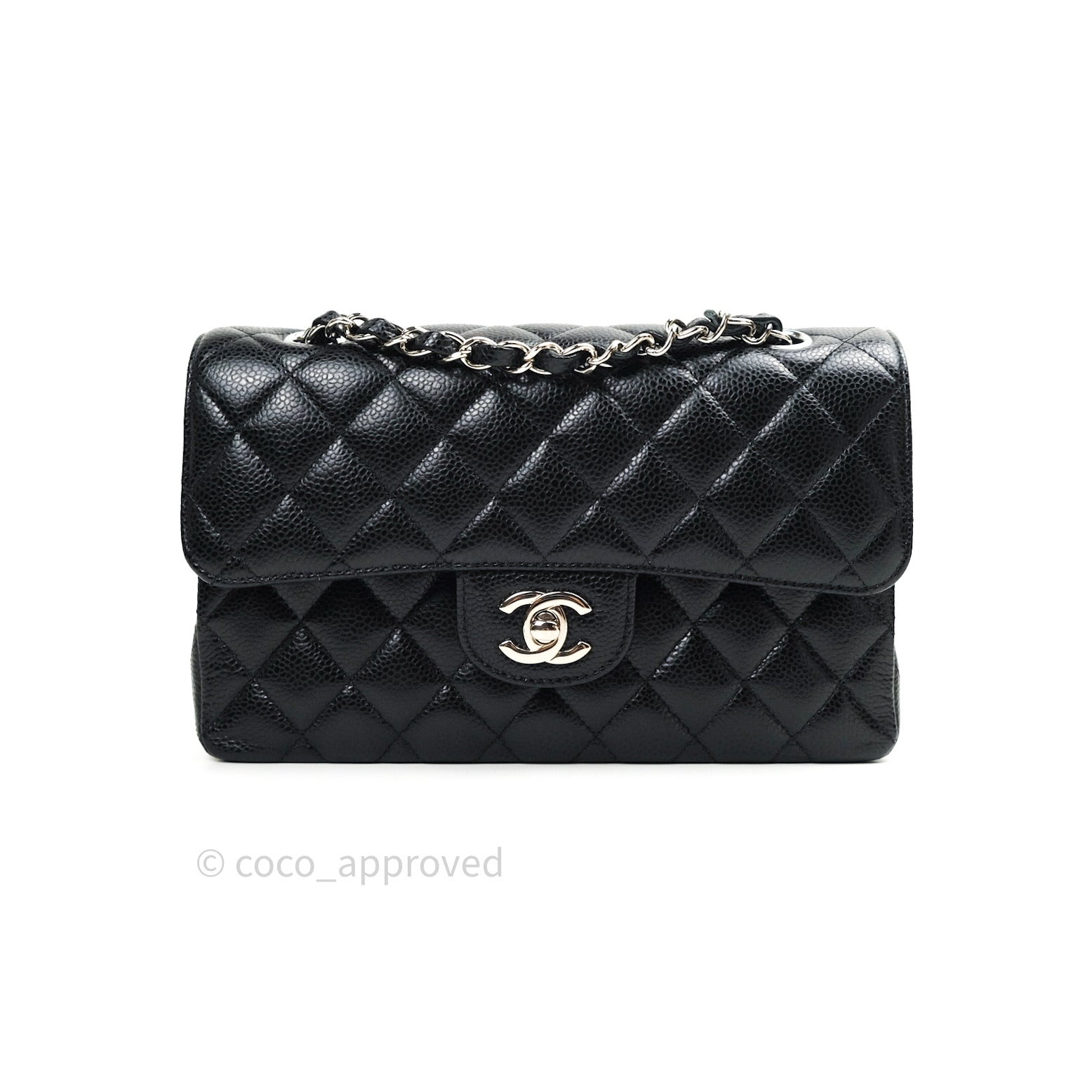 CHANEL, Bags, Sold Chanel Black Caviar Small Classic Flap