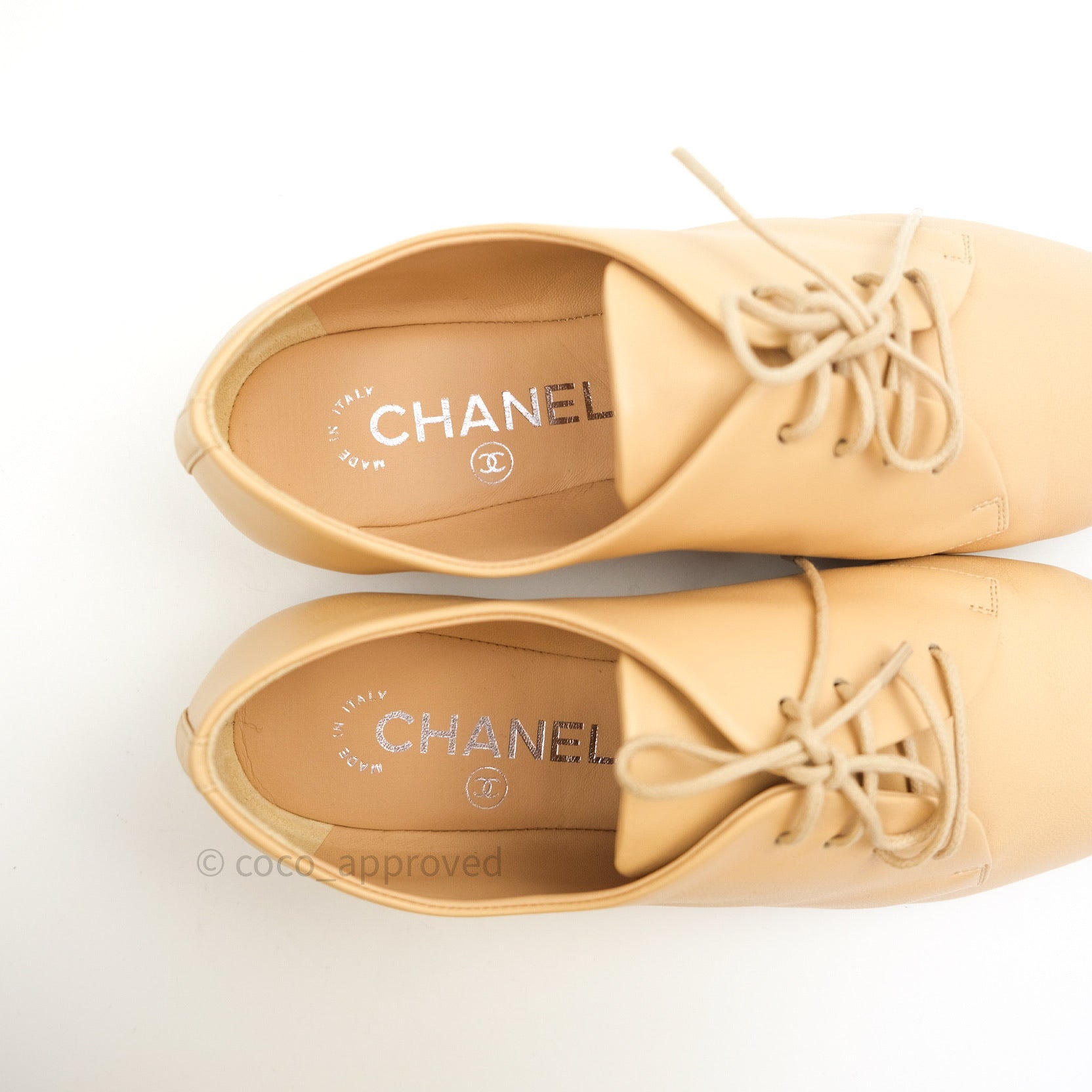 Chanel Beige Black Lambskin Pointy Shoes – Coco Approved Studio