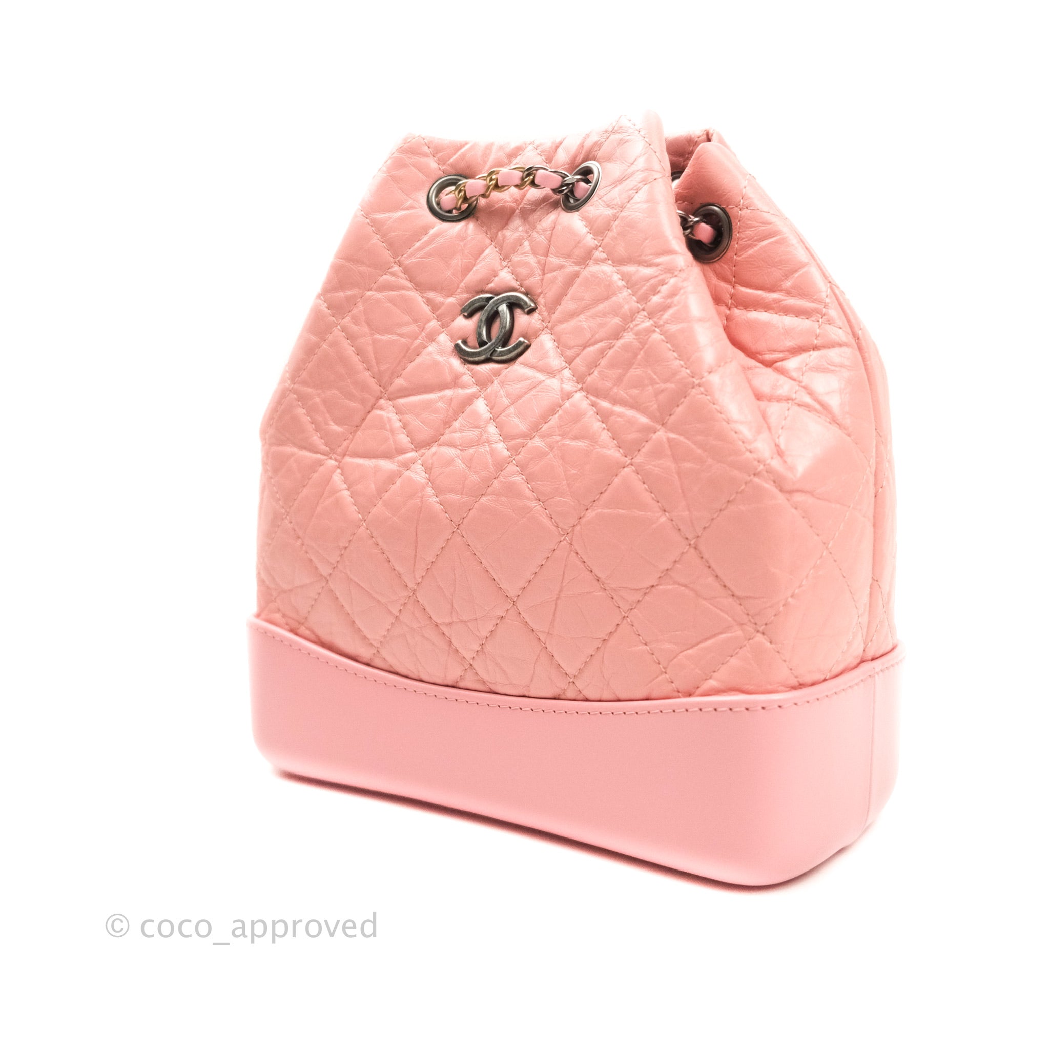 Chanel Small Gabrielle Backpack Red Aged Calfskin – Coco Approved Studio