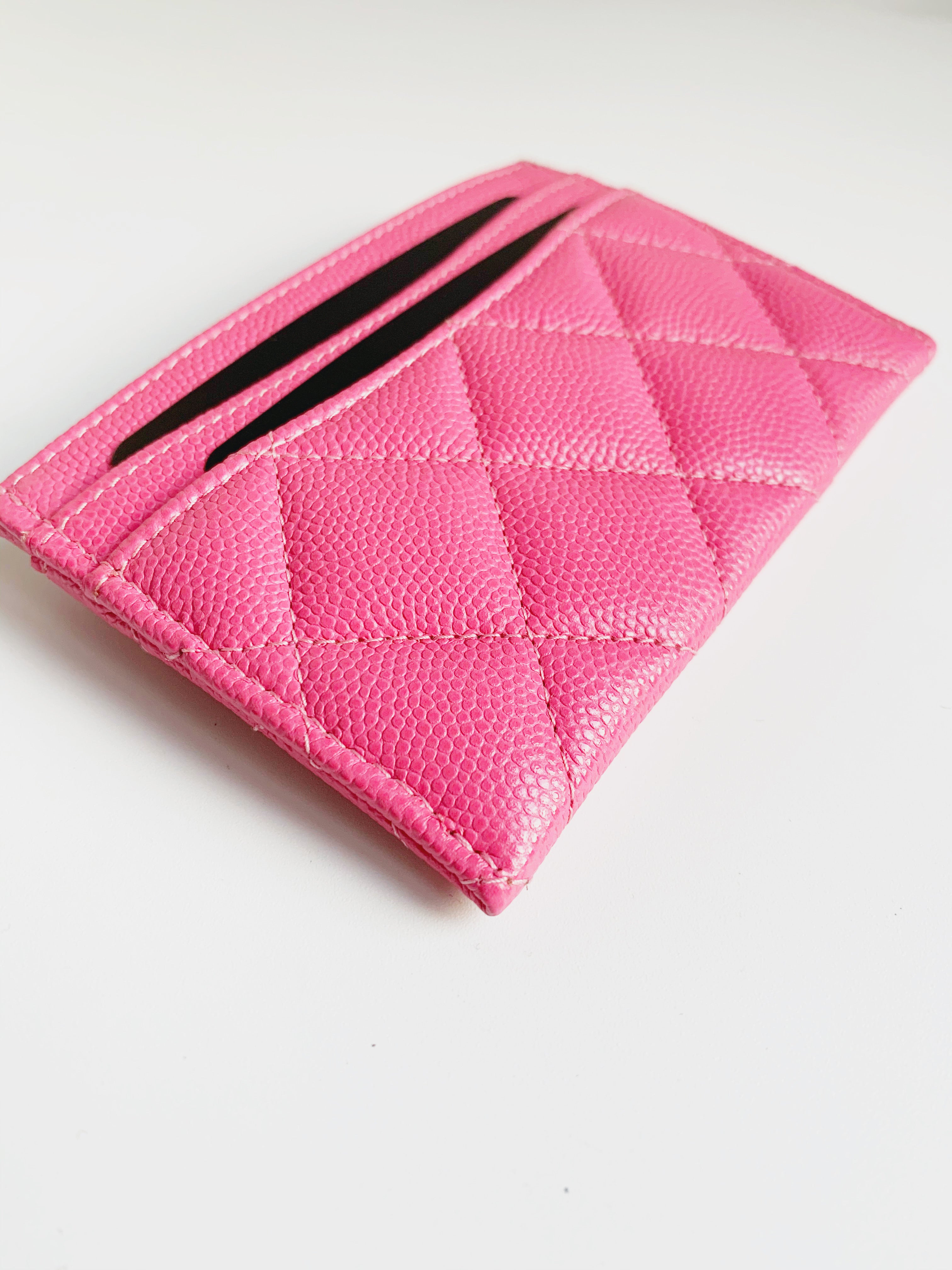 Chanel Trifold Small Wallet in 22C Pink Caviar LGHW  Brands Lover