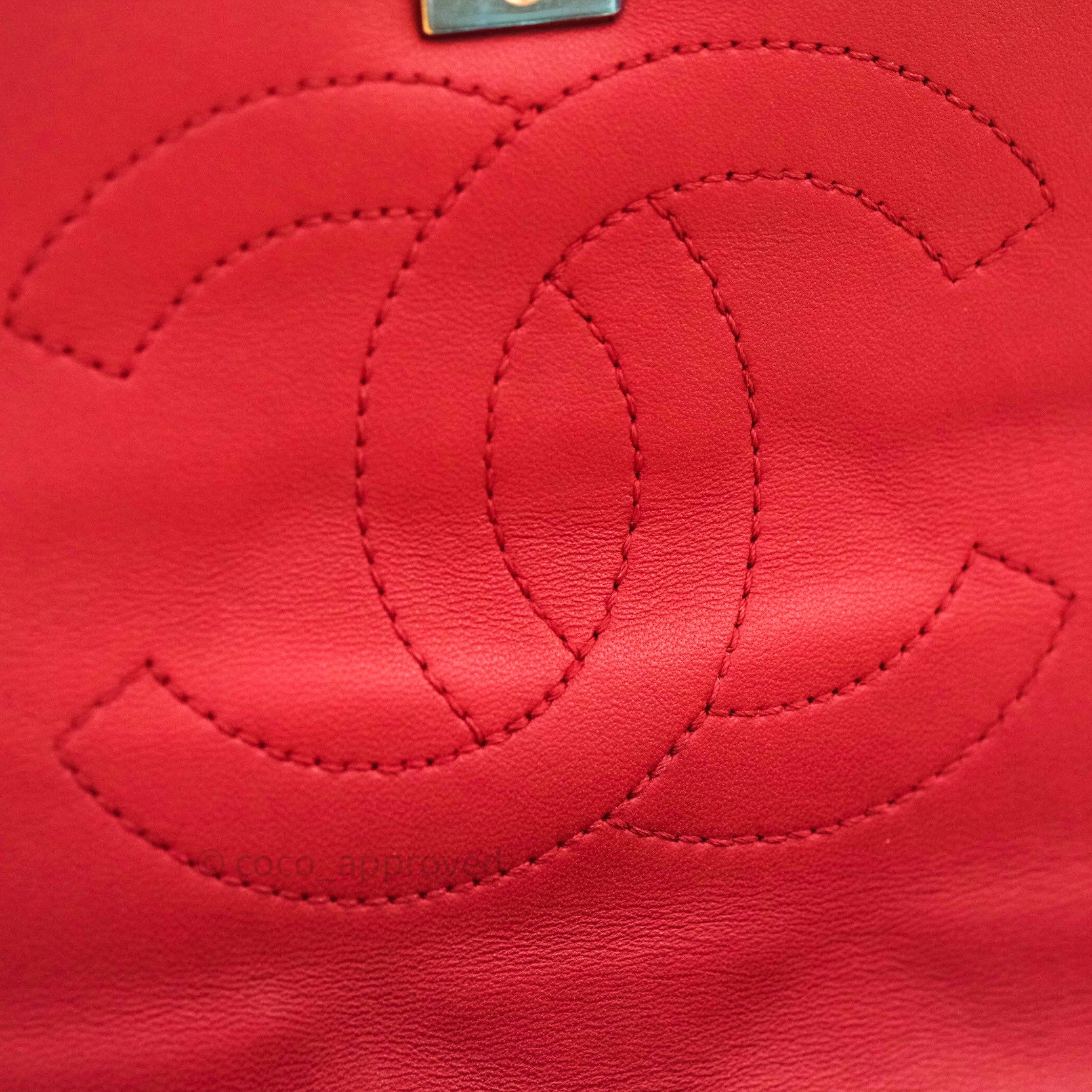 Chanel Red Quilted Timeless CC Tote Bag – The Closet