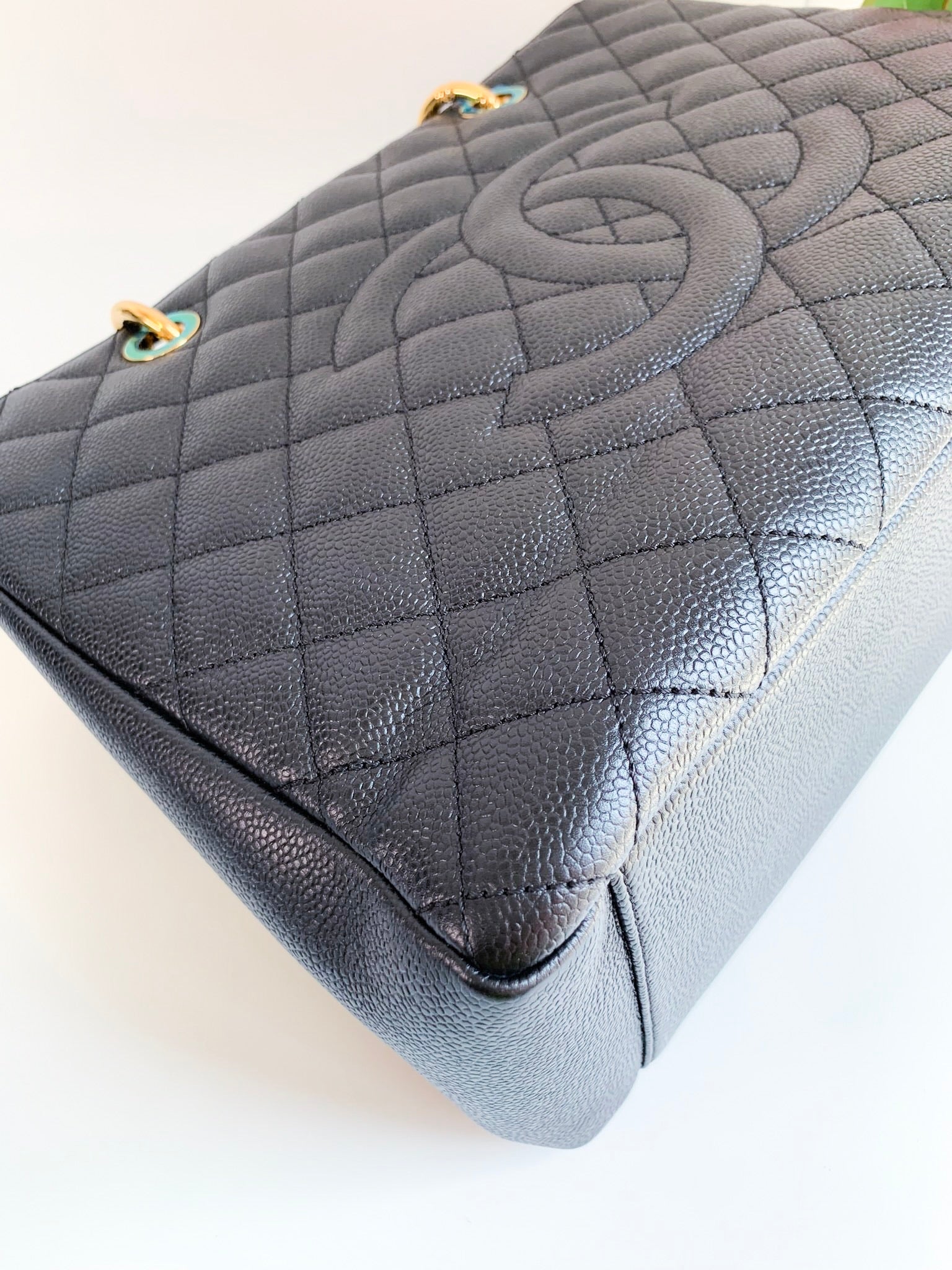 Chanel GST Black Caviar - Designer WishBags