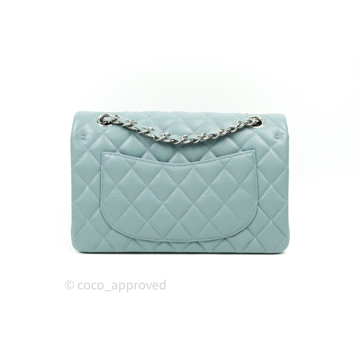 Chanel Light Blue Caviar Classic Flap Small REC1189 – LuxuryPromise