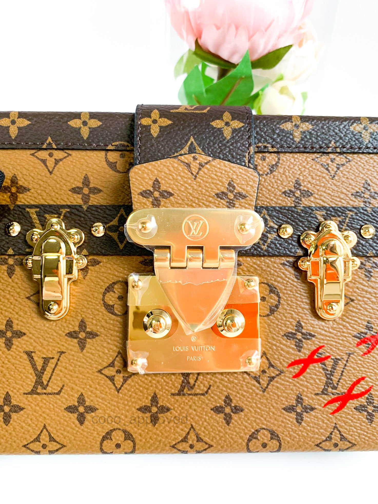 Louis Vuitton, Bags, Louis Vuitton Petite Malle Kabuki Reverse Monogram  Japan Trunk Crossbody Lv Bag
