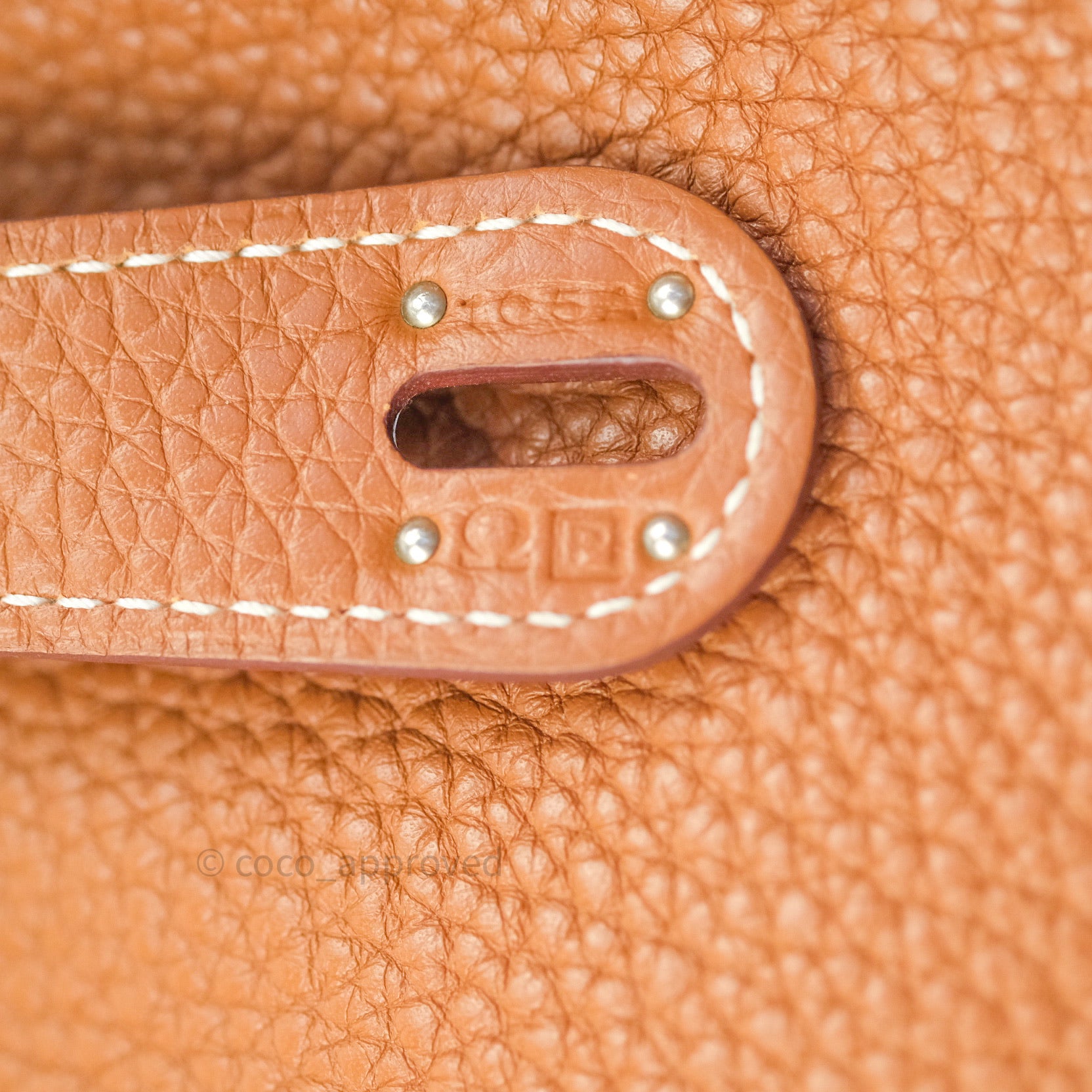 Hermes 34cm Gold Clemence Leather Lindy Bag - Yoogi's Closet