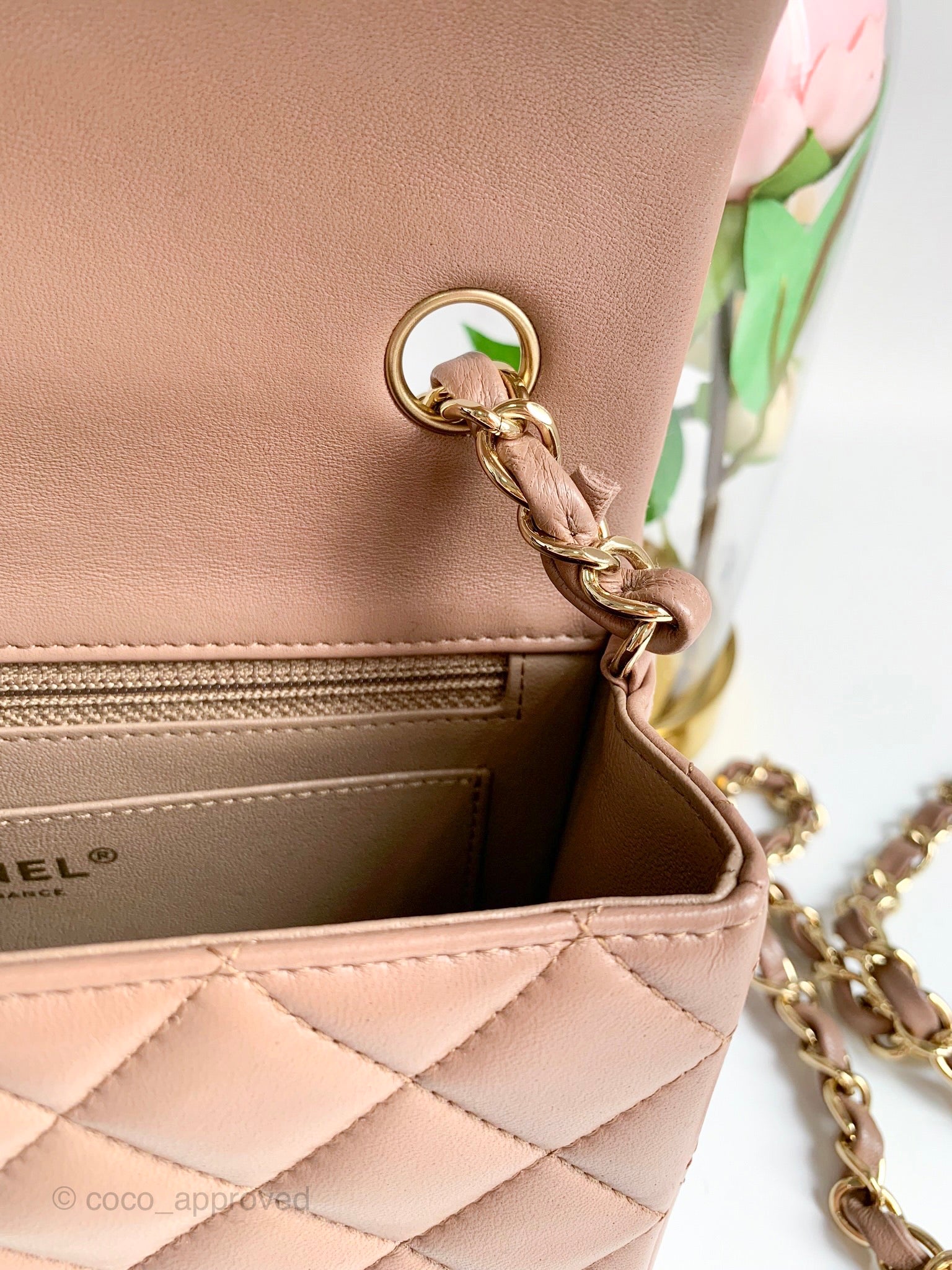 Chanel Ruched Gold Rare Flap Bag · INTO