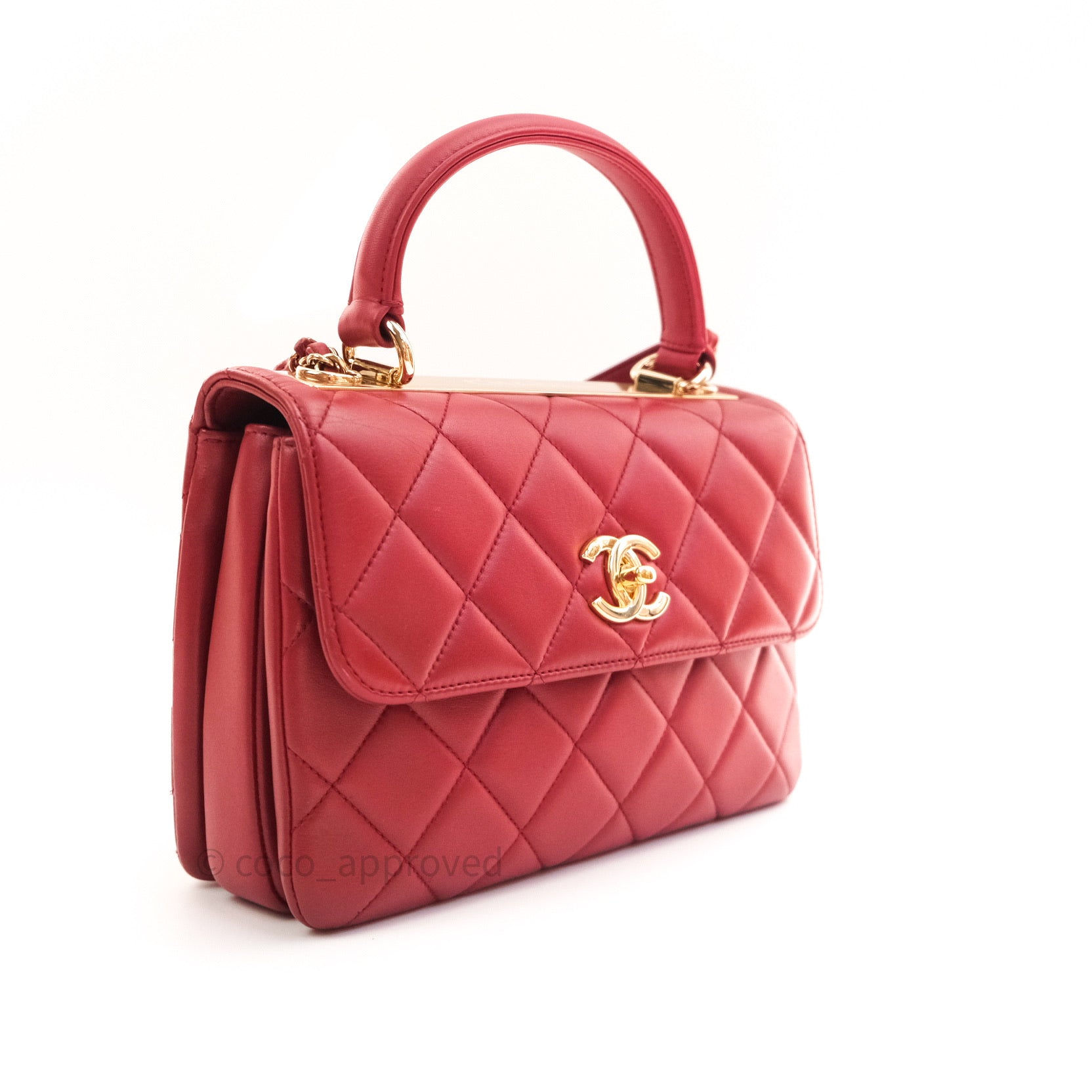 Chanel Quilted Lambskin Small Trendy CC Top Handle Flap Bag Gold Hardware,  2022 Available For Immediate Sale At Sotheby's