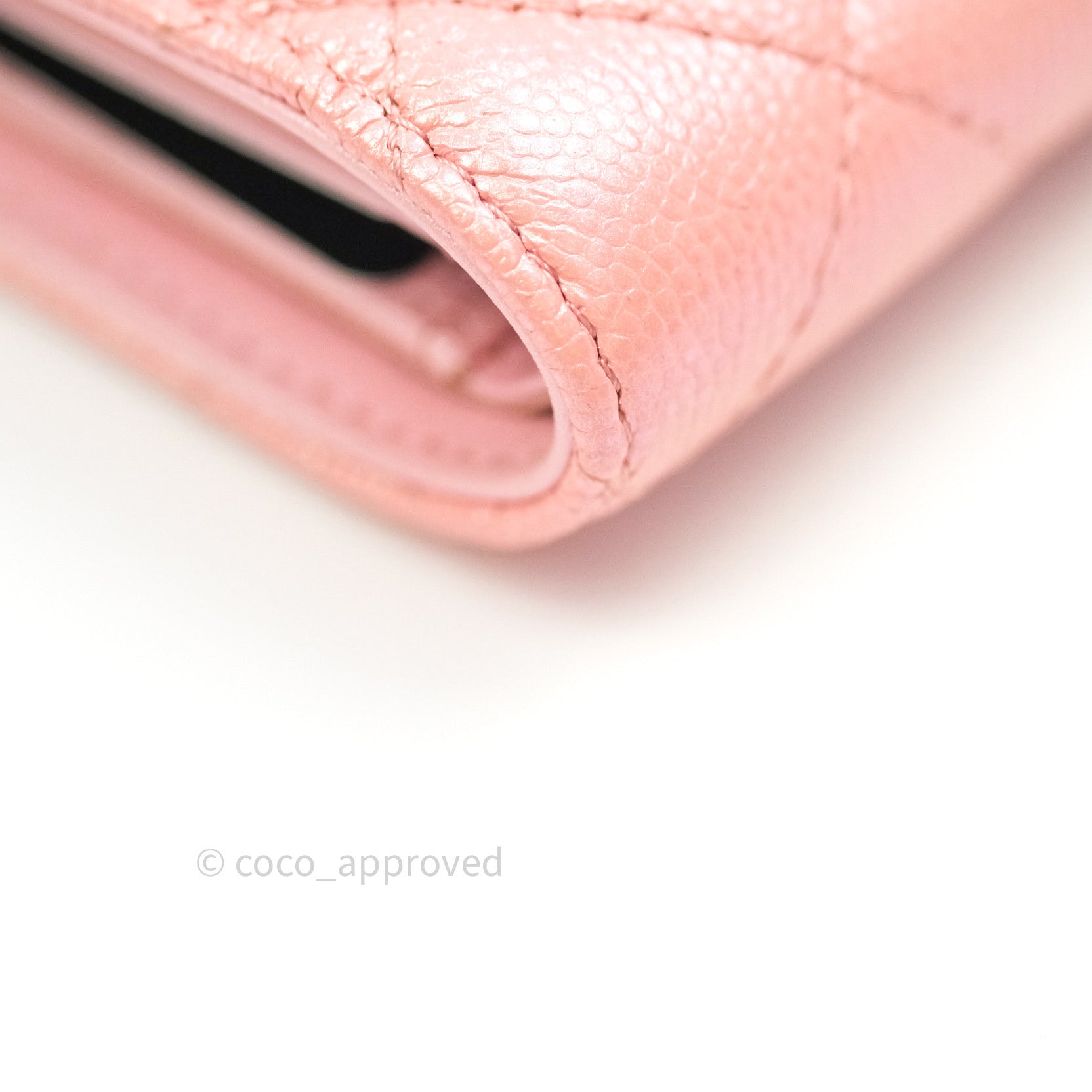 Pink Caviar Button Logo Wallet on Chain, 2012-2013