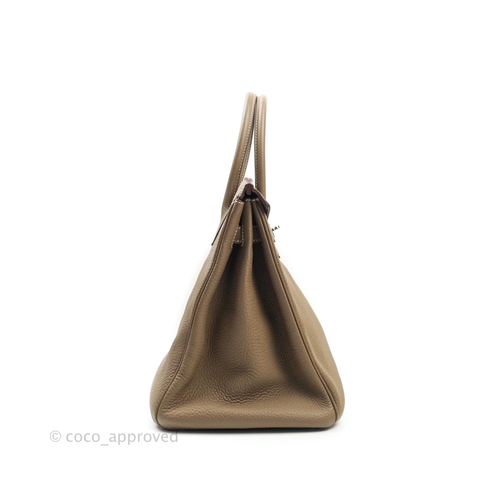 Hermès Birkin 35 Bag Etoupe Togo - Palladium Hardware
