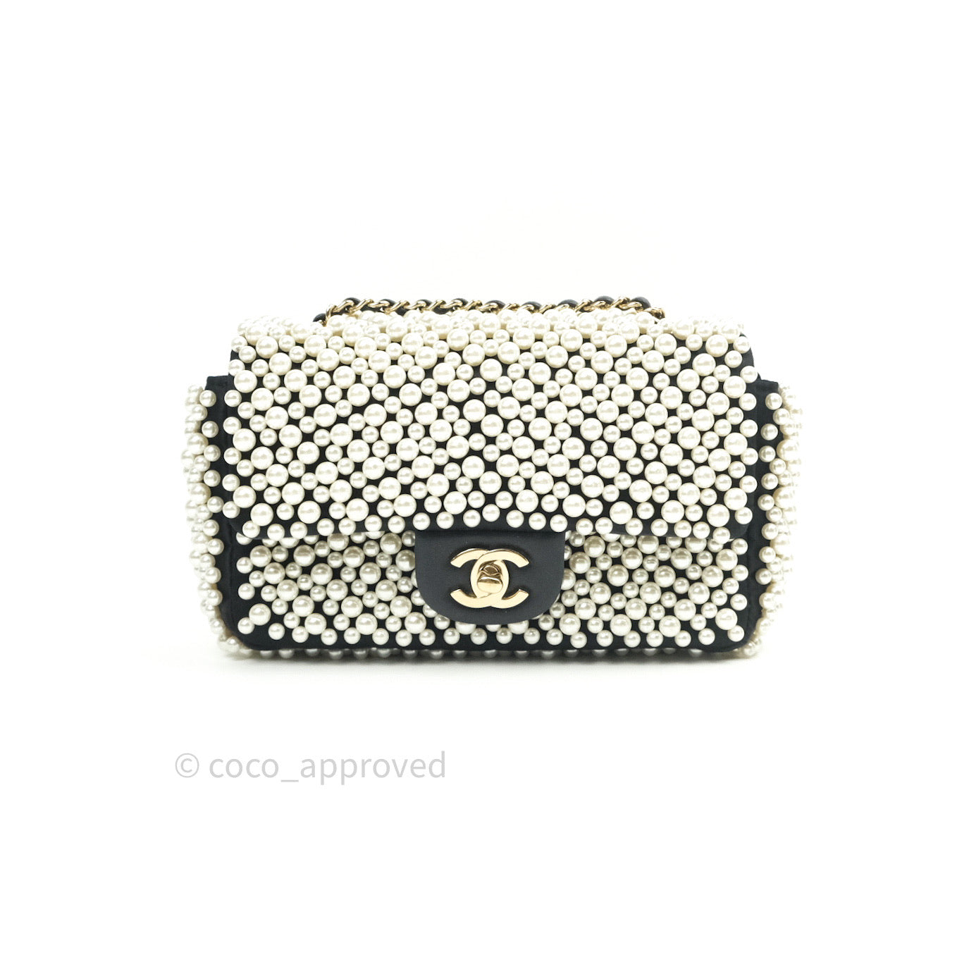 Chanel Quilted Mini Rectangular Lambskin Black Flap With Charms Gold H – Coco  Approved Studio